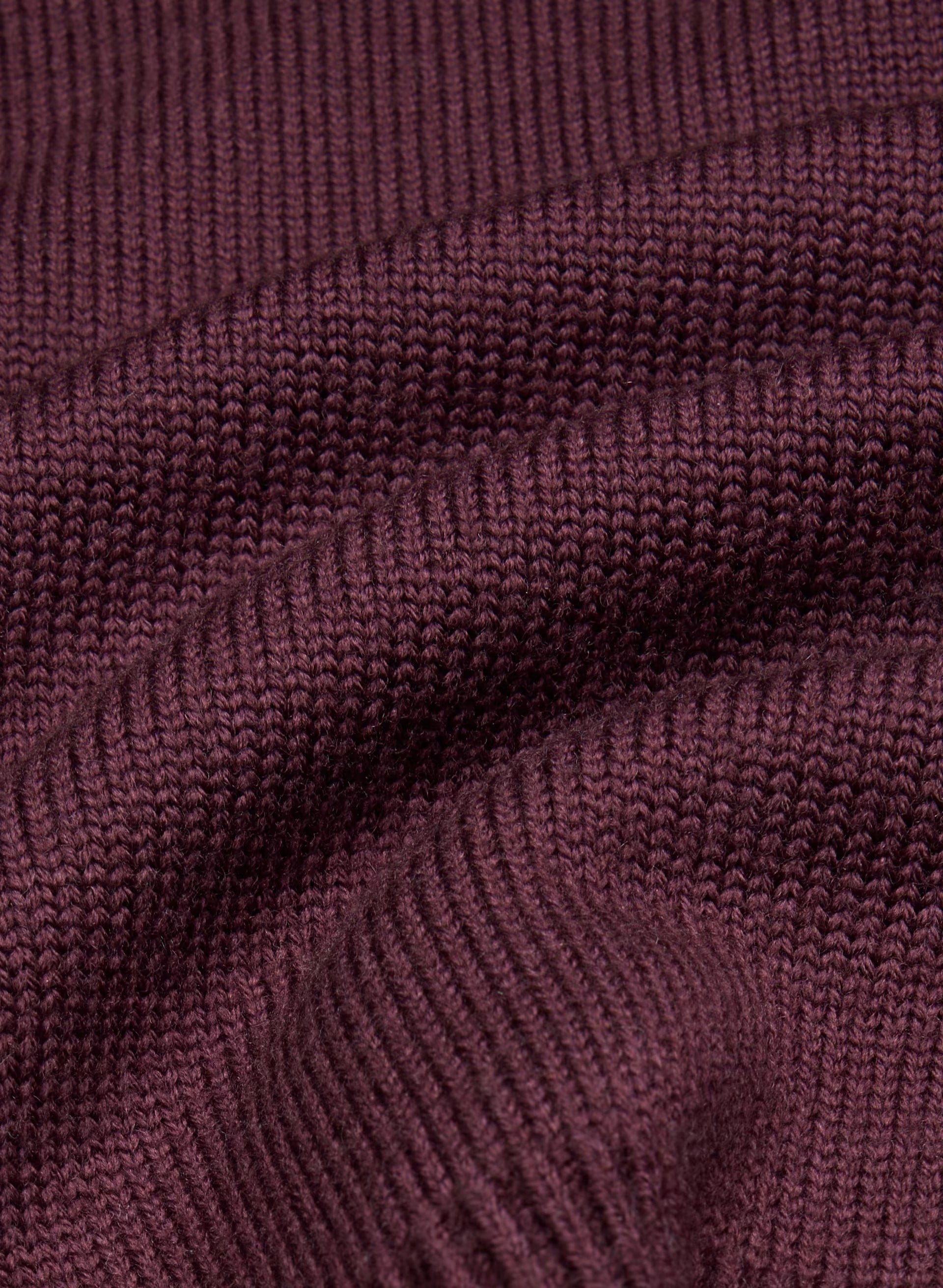 Byline Merino Wool Sweater - GALA PLUM