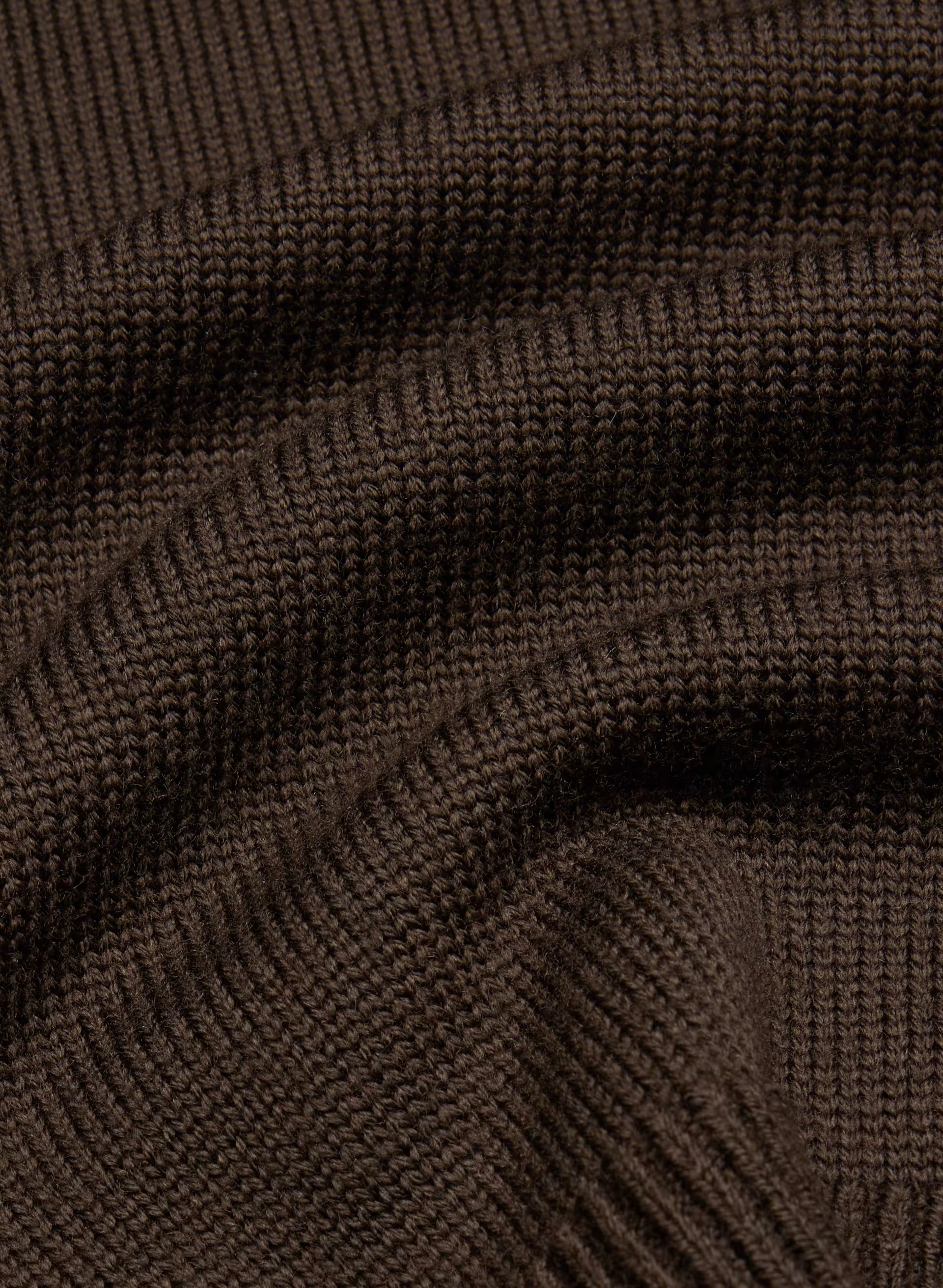 Byline Merino Wool Sweater - CACAO NIB BROWN