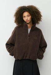 Polartec® Thermal Pro™ Zephyr Hi-Hip Mockneck - RICH MOCHA BROWN
