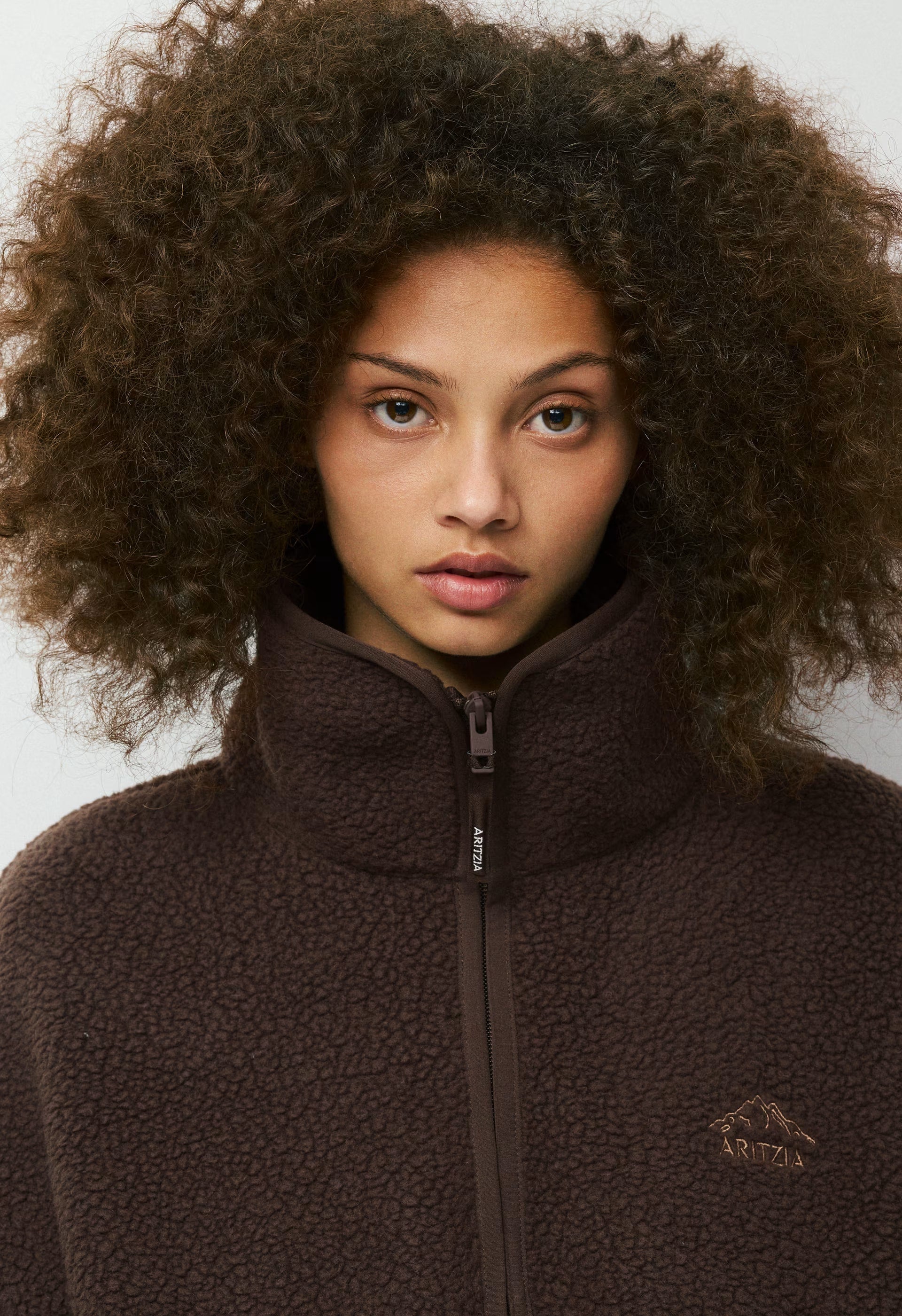 Polartec® Thermal Pro™ Zephyr Hi-Hip Mockneck - RICH MOCHA BROWN