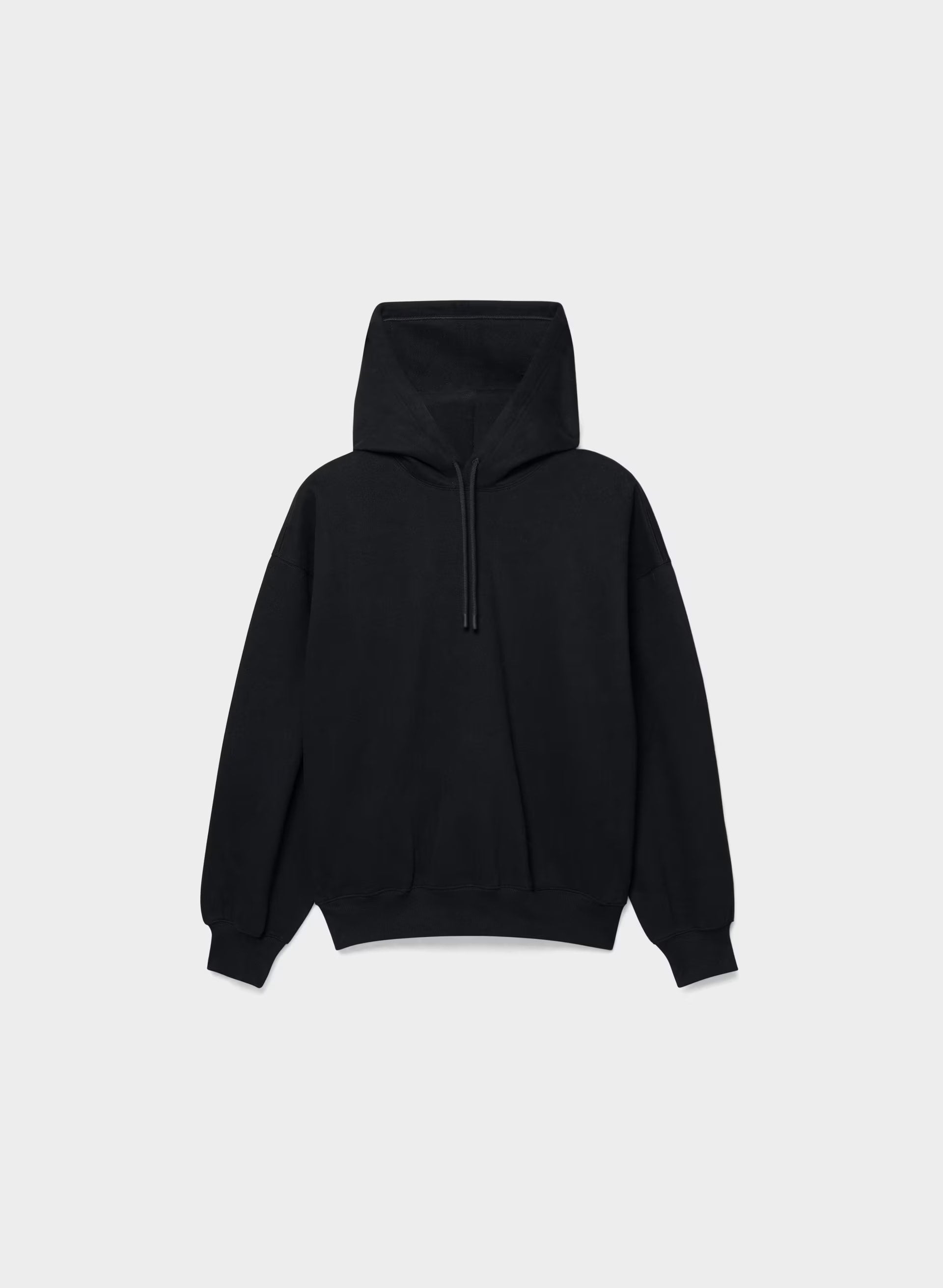 Cozy Sweatfleece Mega Hoodie - BLACK