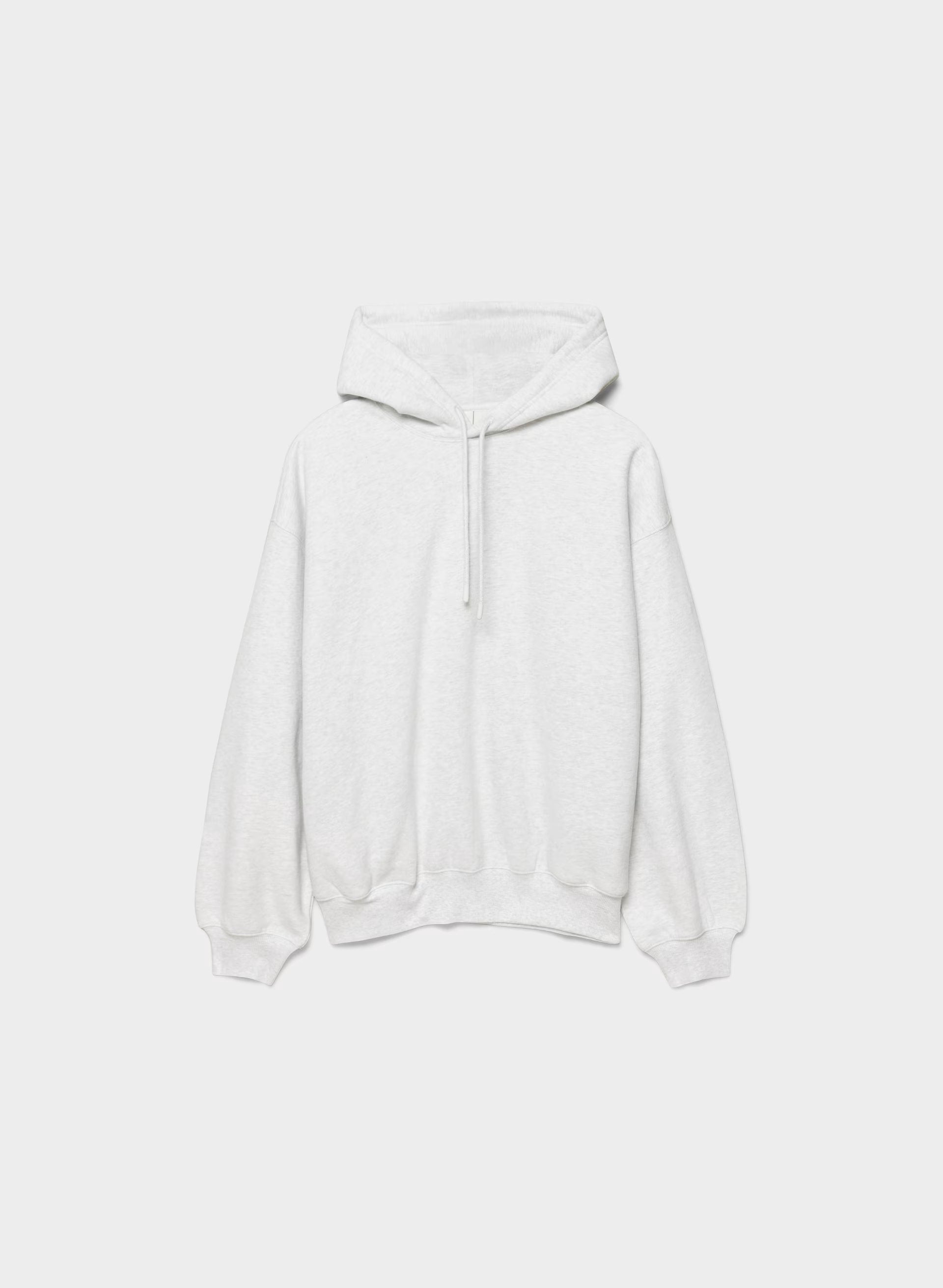 Cozy Sweatfleece Mega Hoodie - HEATHER CLOUD WHITE