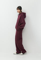 Cozy Sweatfleece Mega Hoodie - GALA PLUM