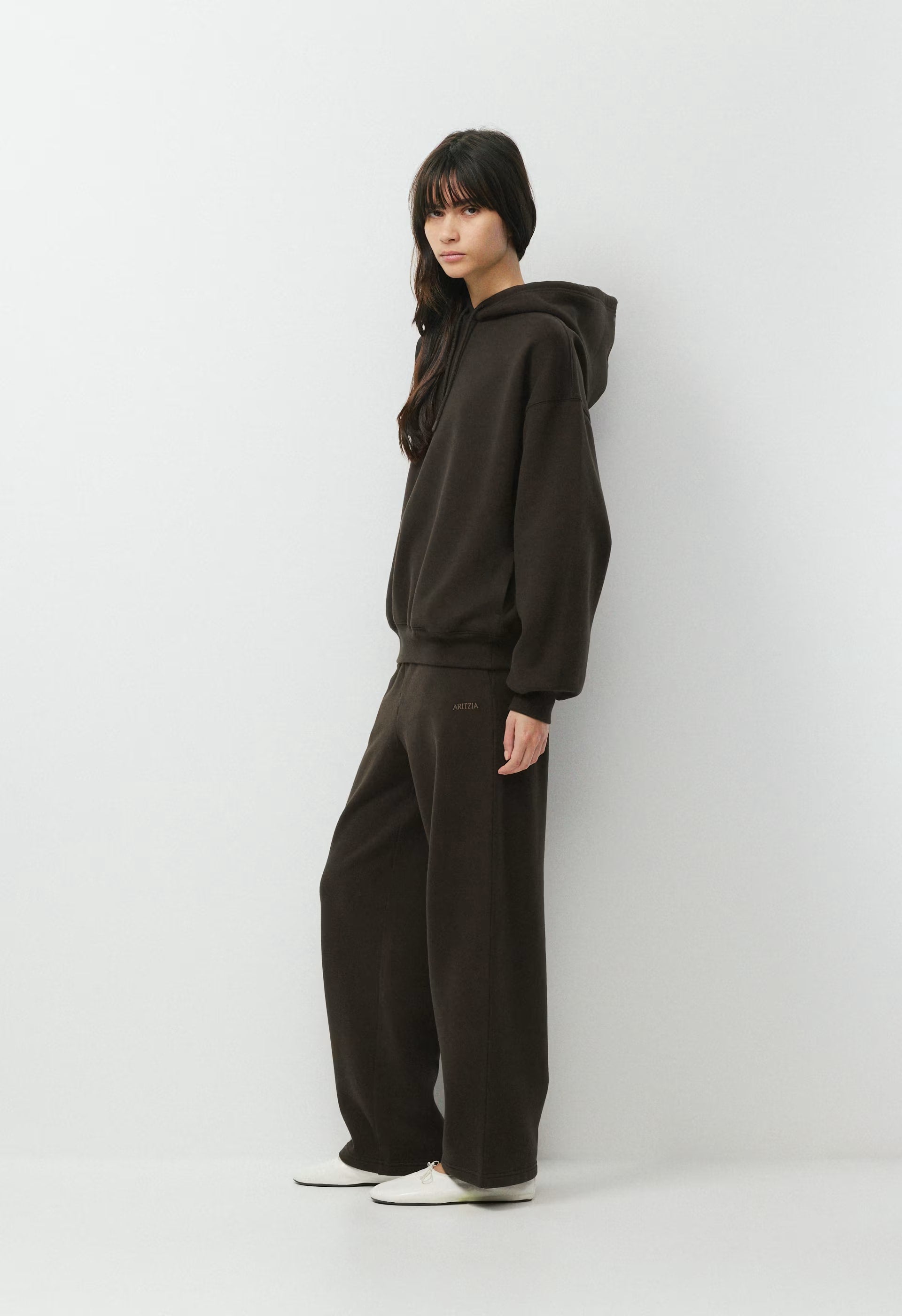 Cozy Sweatfleece Mega Hoodie - CACAO NIB BROWN