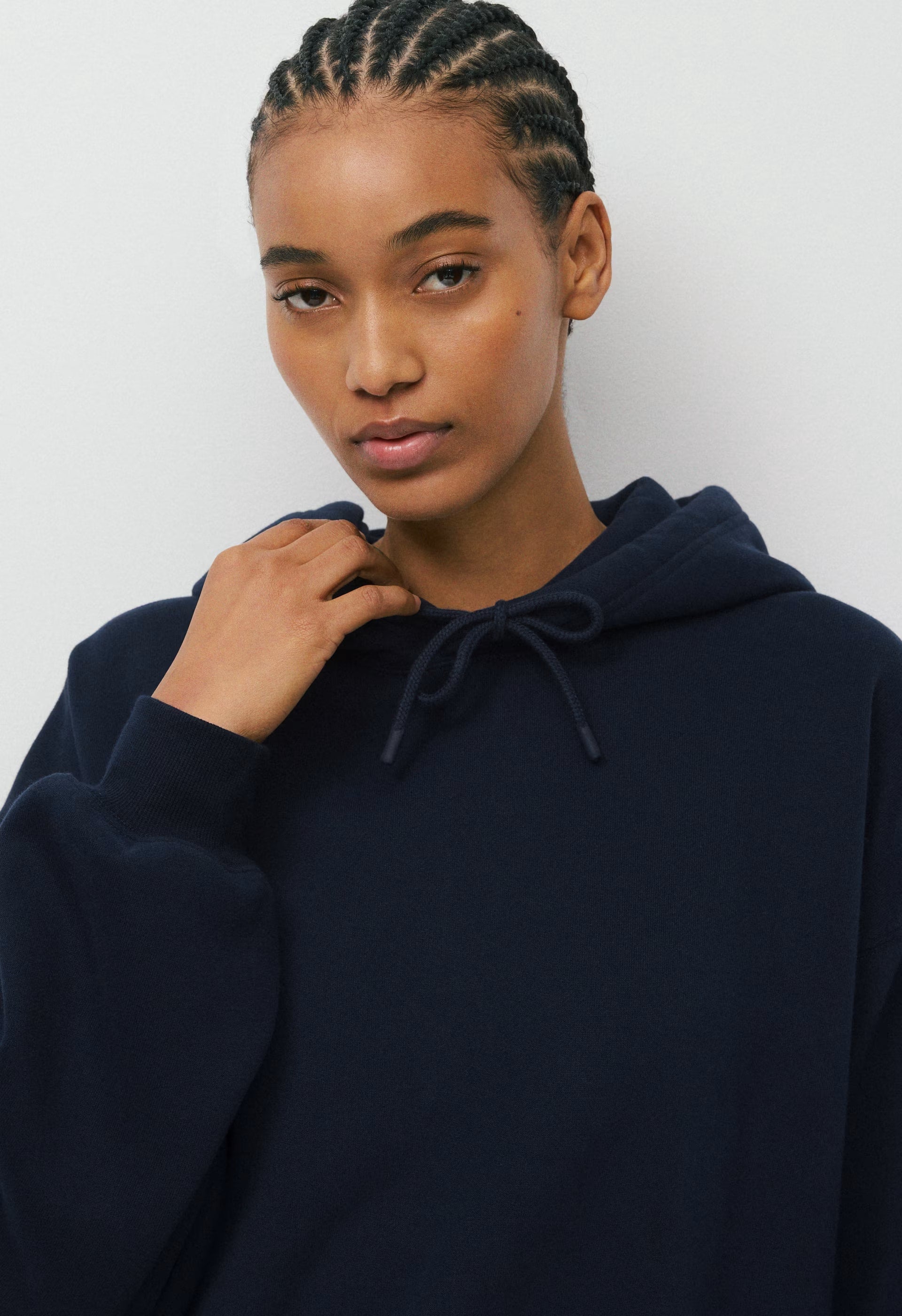 Cozy Sweatfleece Mega Hoodie - ADMIRAL NAVY