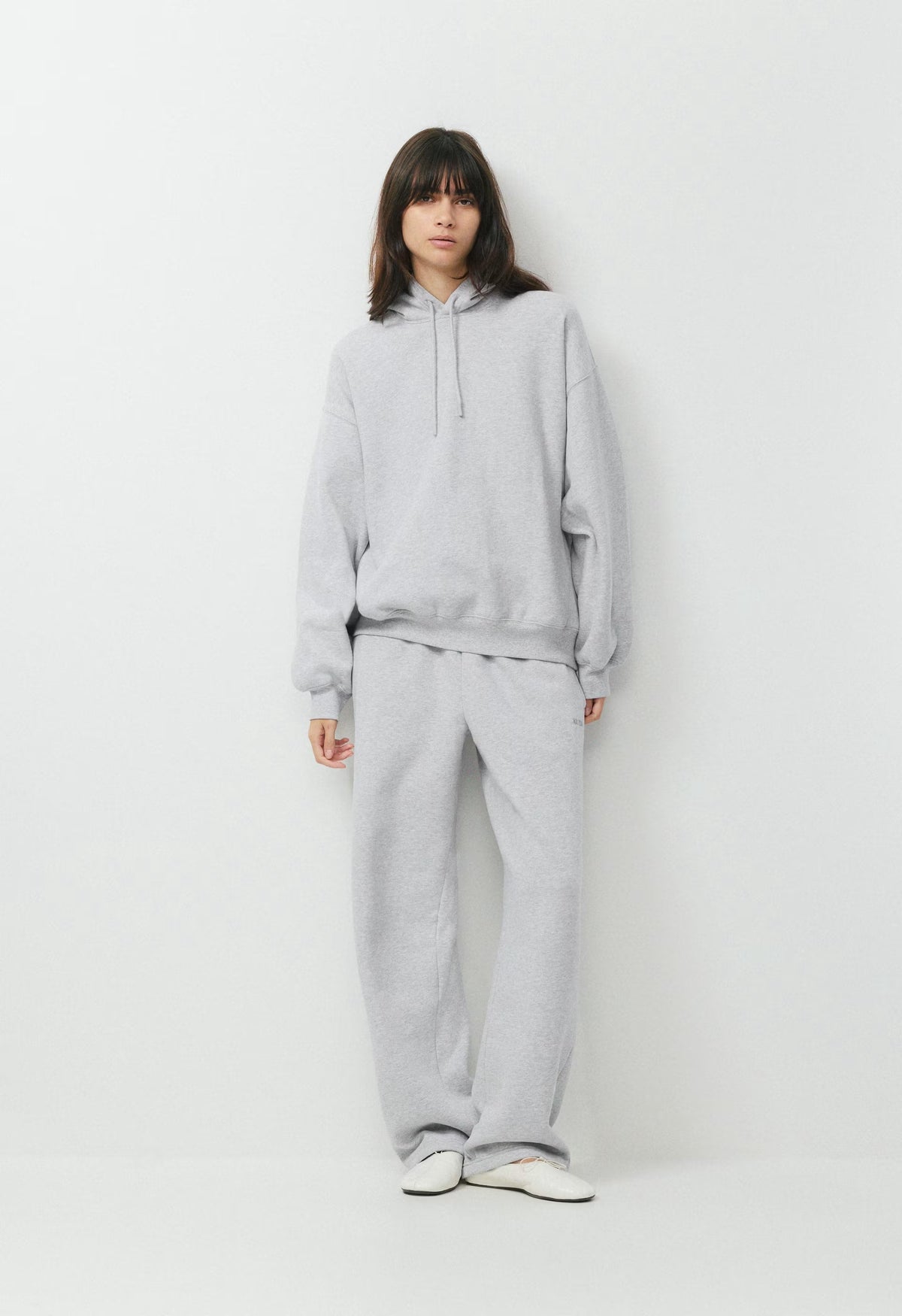 Cozy Sweatfleece Mega Hoodie - HEATHER CHROME