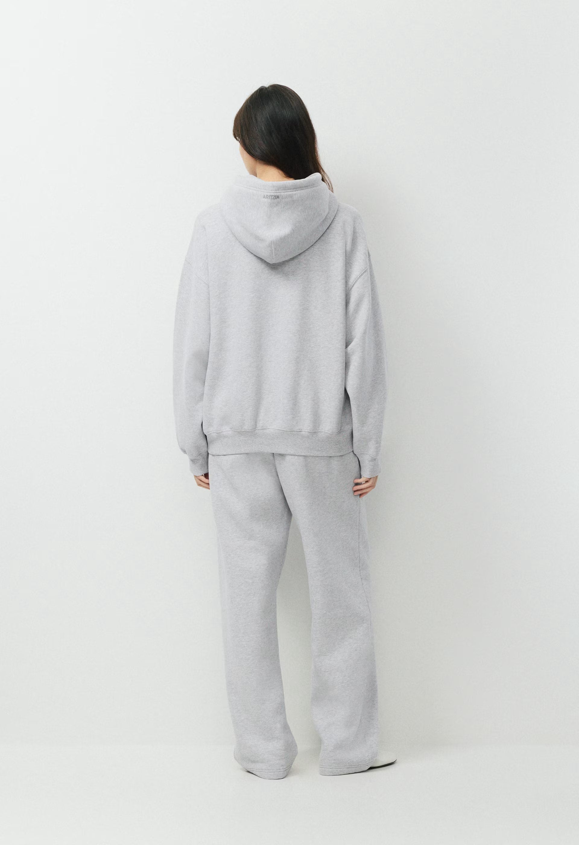Cozy Sweatfleece Mega Hoodie - HEATHER CHROME