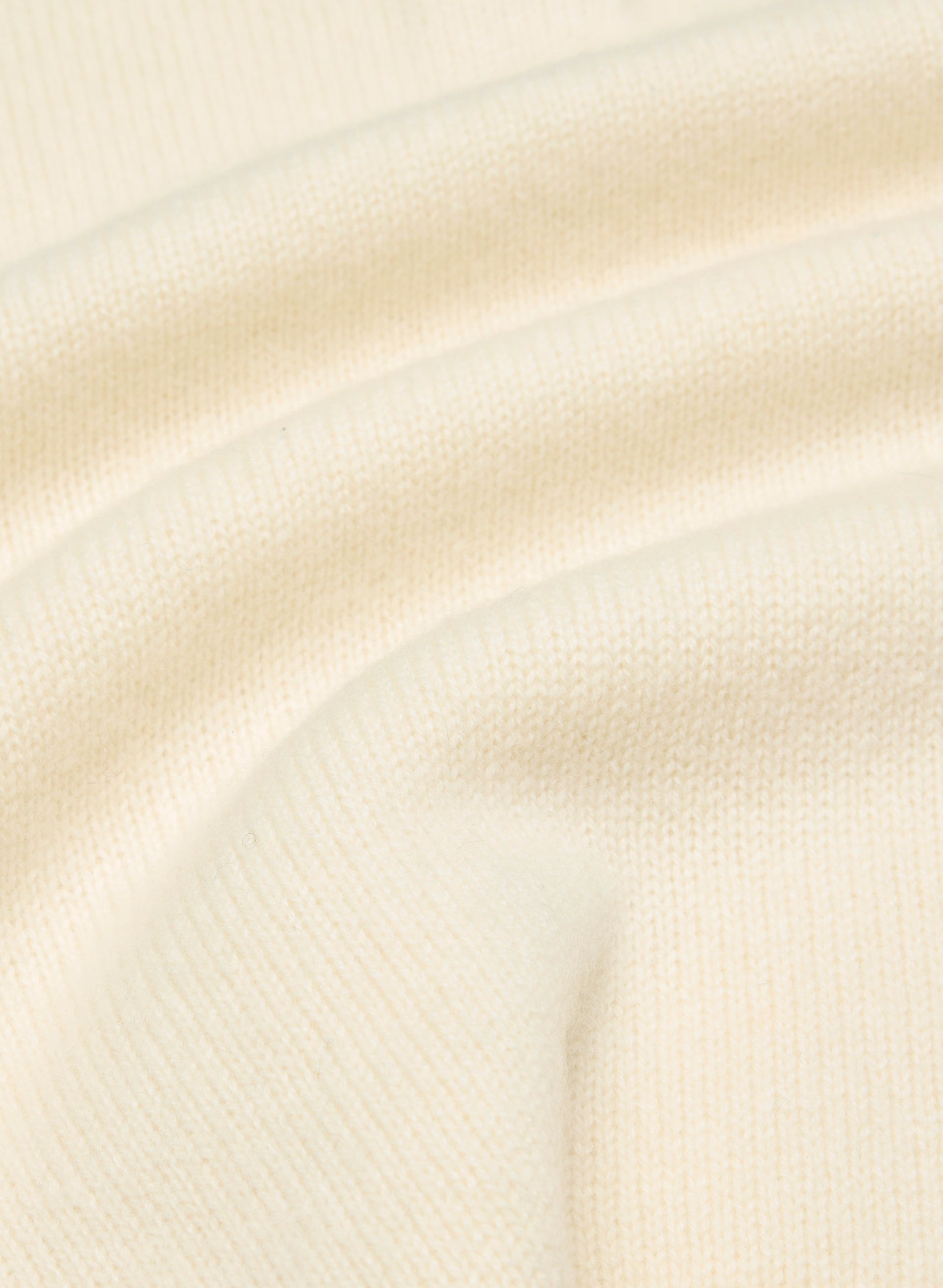 Essential Cashmere Museo Polo Sweater - SEASIDE CREAM