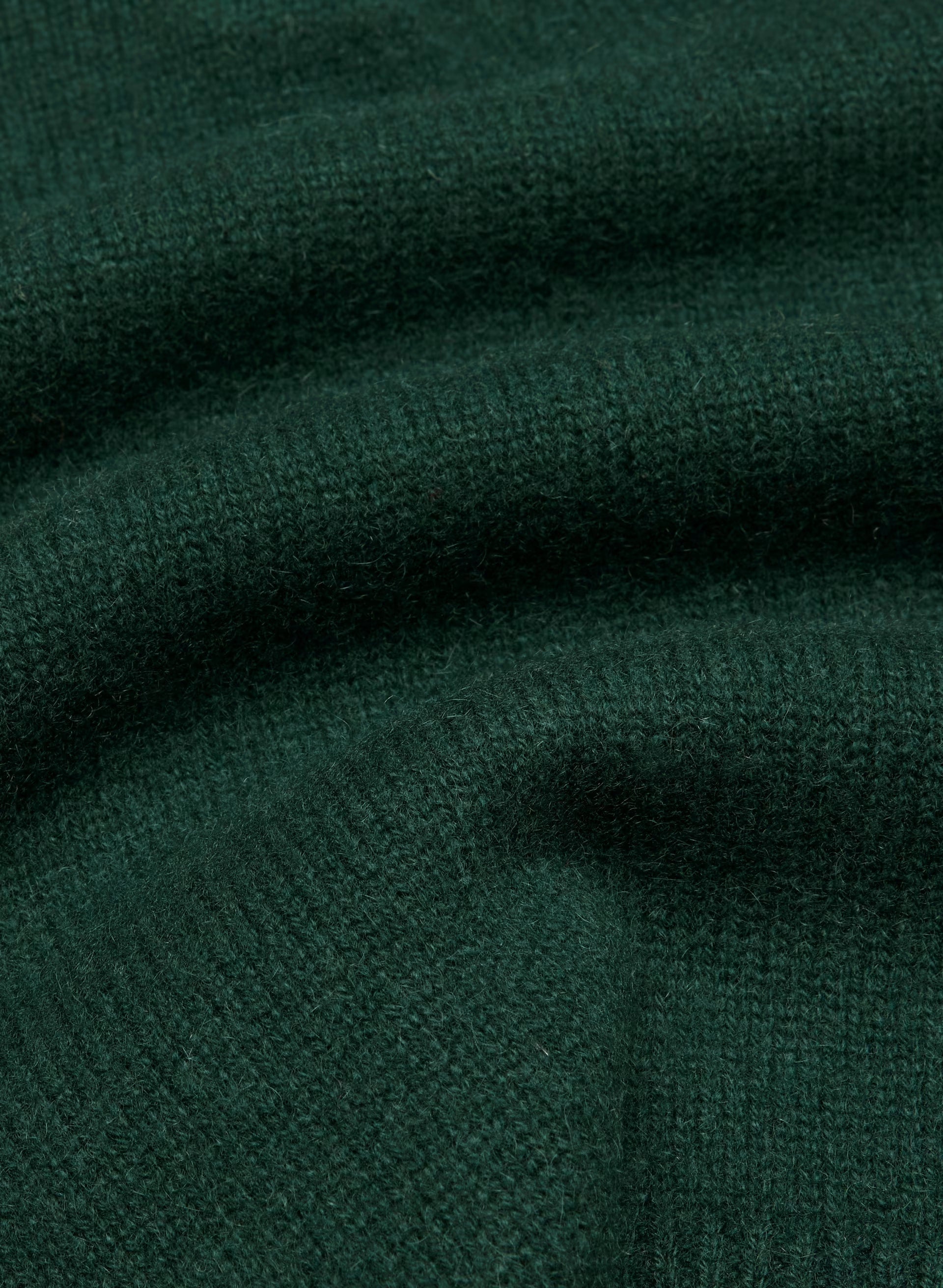 Essential Cashmere Museo Polo Sweater - FIGTREE GREEN