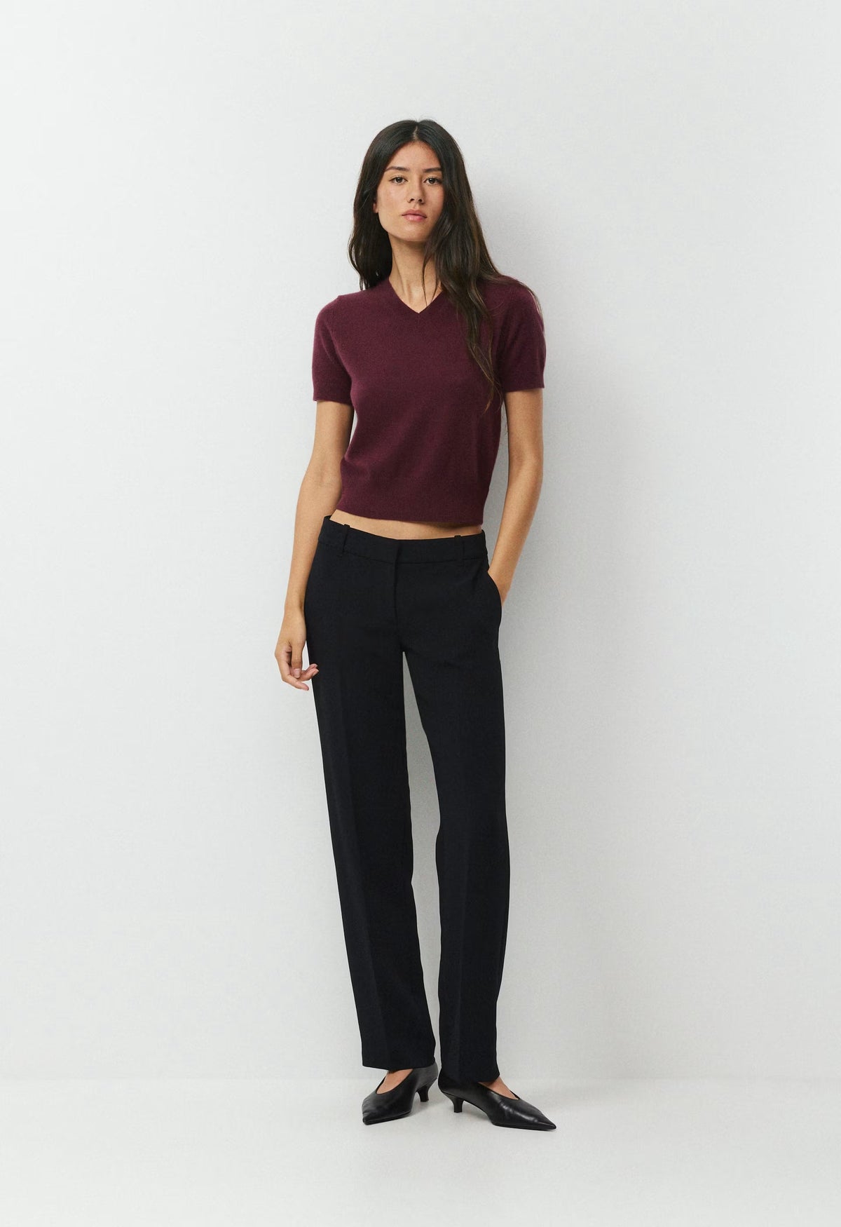 Bare Cashmere Patron Sweater - GALA PLUM