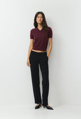 Bare Cashmere Patron Sweater - GALA PLUM