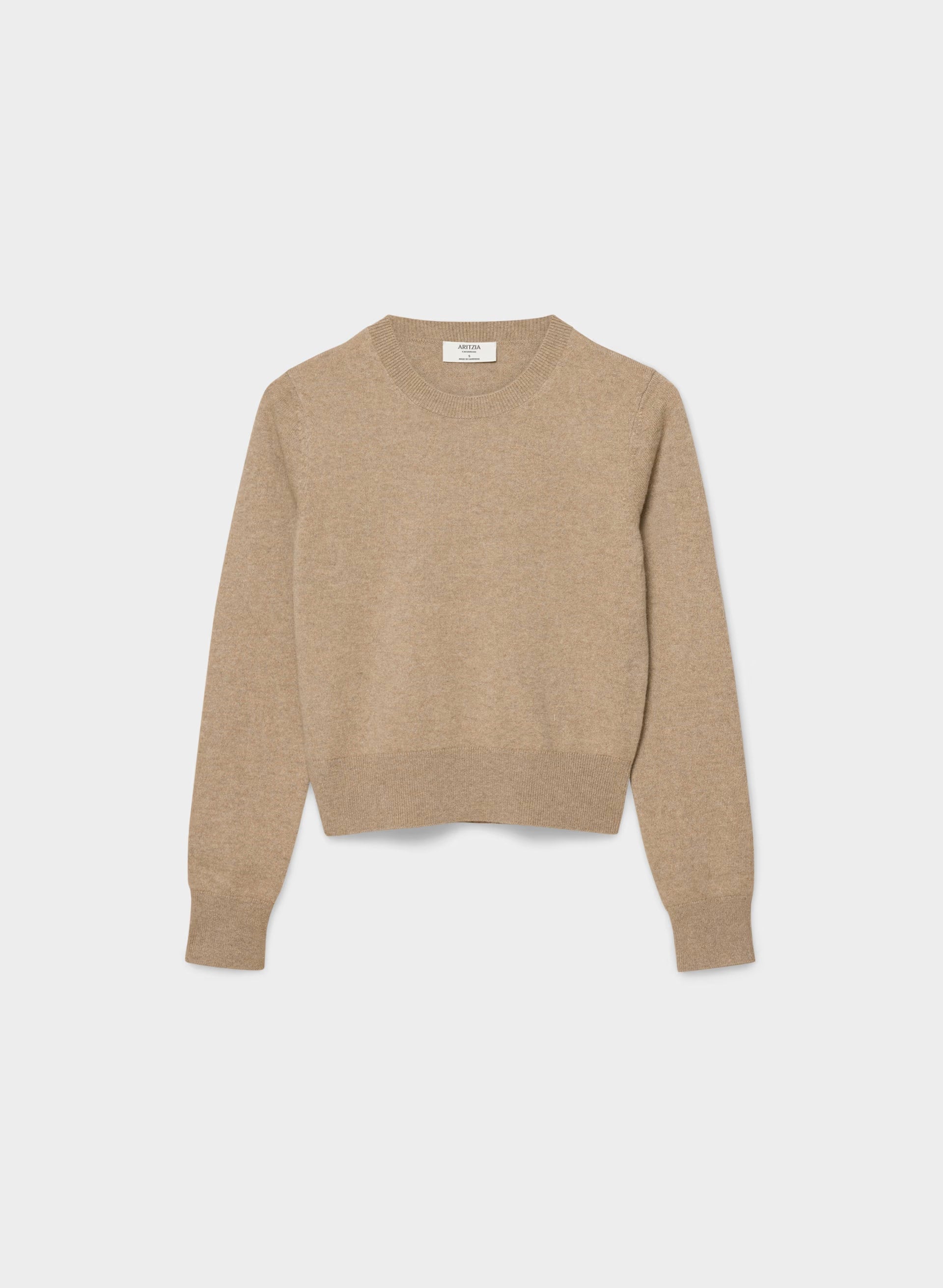 Bare Cashmere Showcase Sweater - HEATHER NOMAD TAUPE