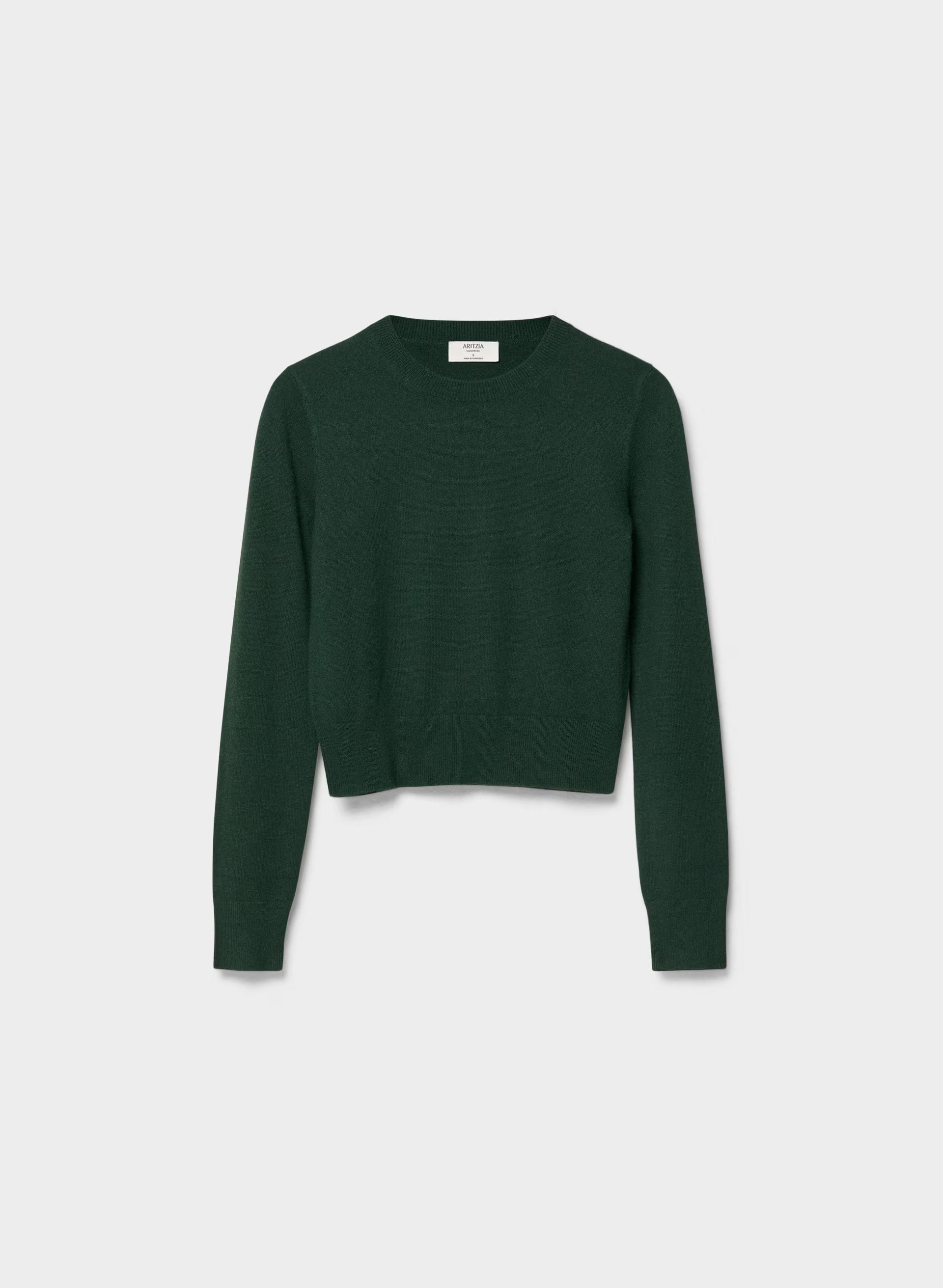 Bare Cashmere Showcase Sweater - FIGTREE GREEN