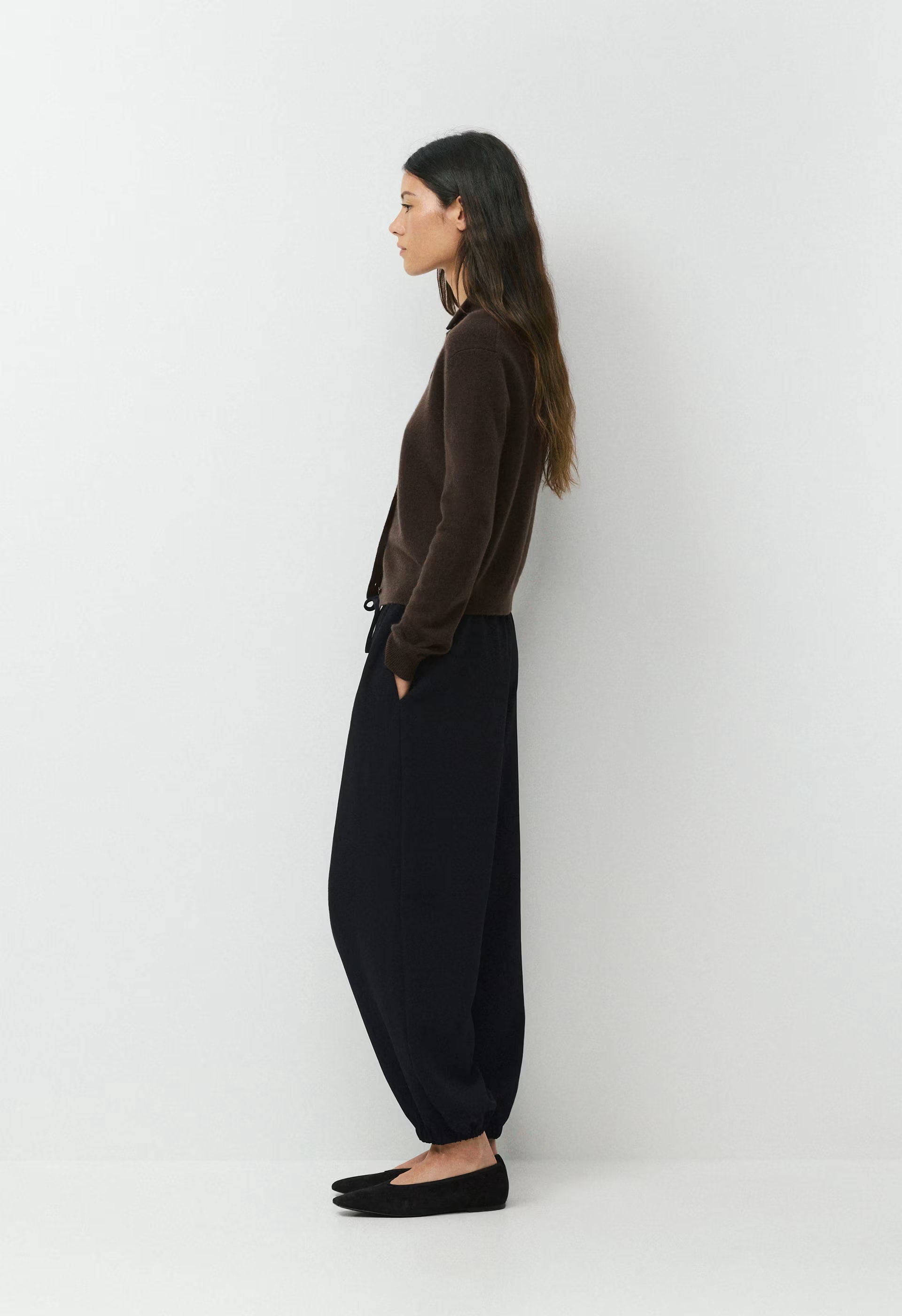 Bare Cashmere Saga Sweater - CACAO NIB BROWN