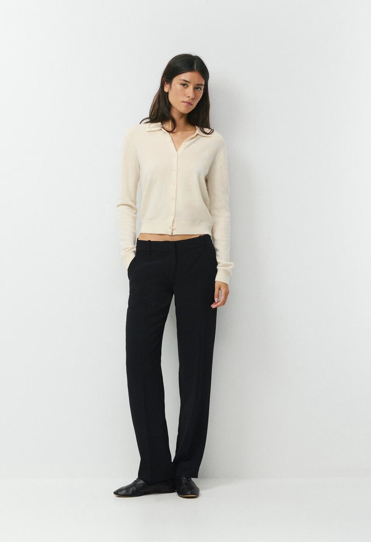 Bare Cashmere Foundation Cardigan - SEASIDE CREAM