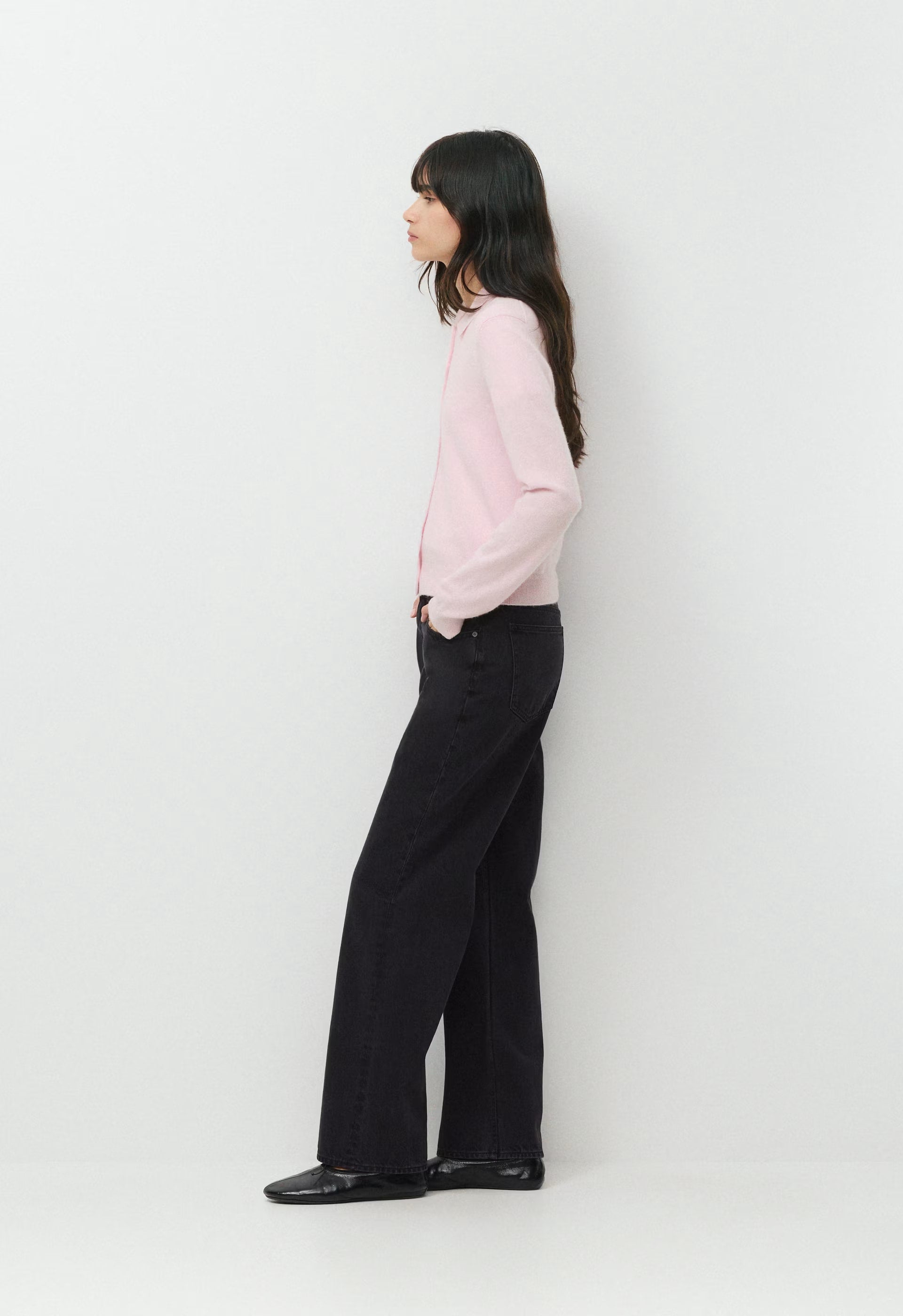 Bare Cashmere Foundation Cardigan - MAGNOLIA