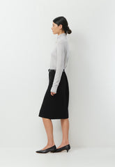 Essential Cashmere Catalogue Zip-Up - HEATHER CHROME