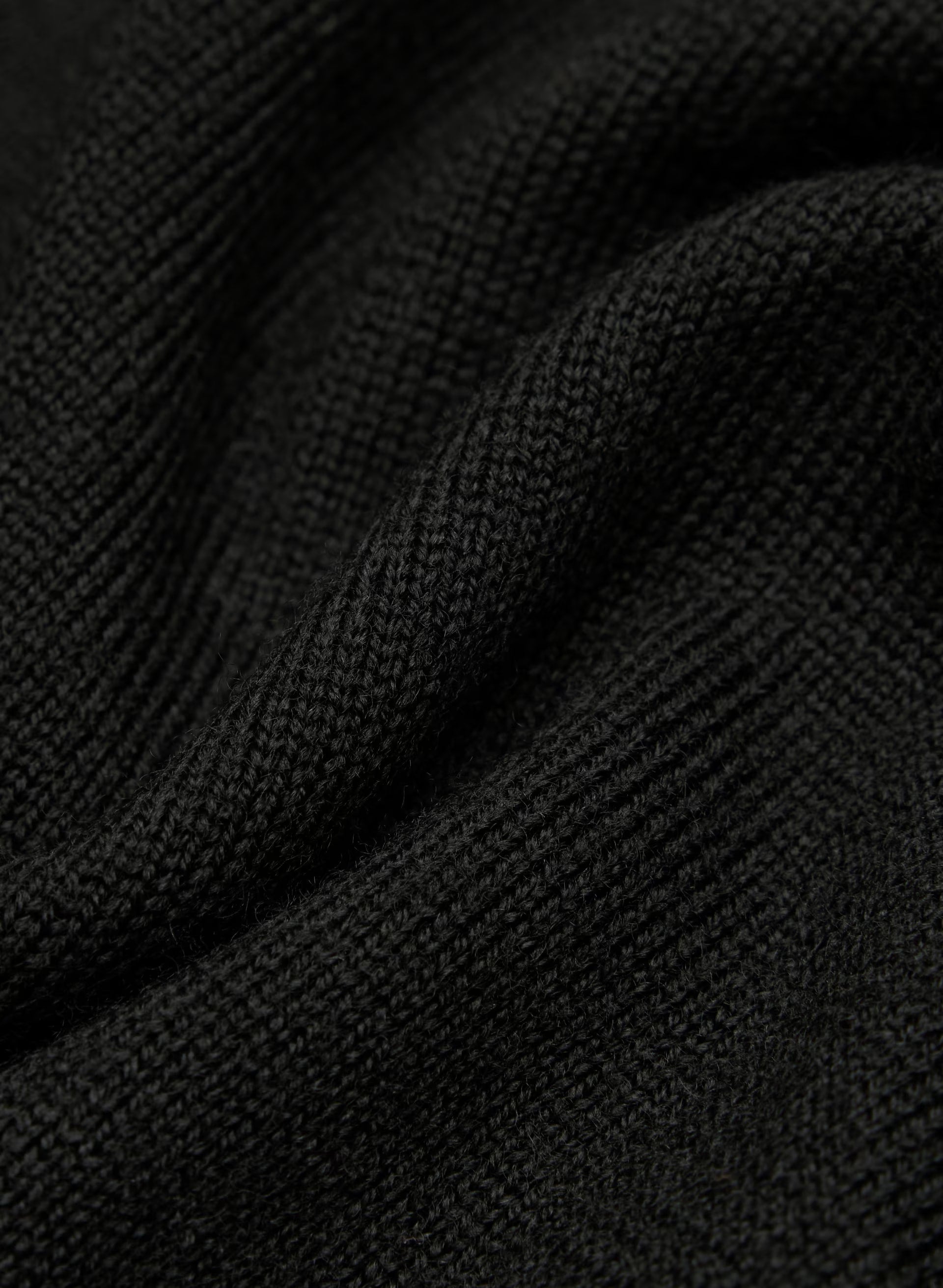 Bare Merino Wool Bloor Sweater - BLACK