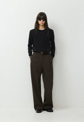Bare Merino Wool Bloor Sweater - BLACK