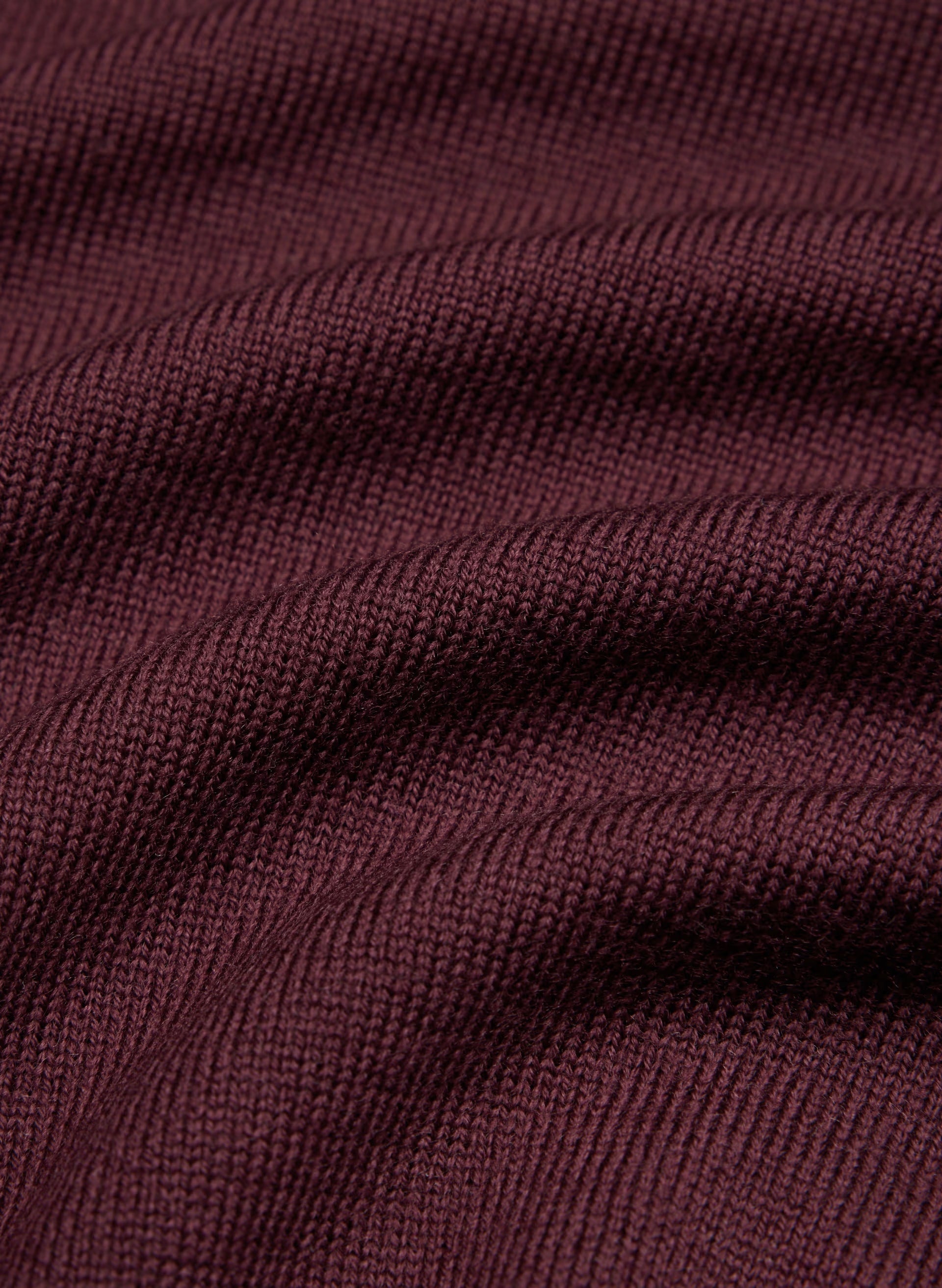 Bare Merino Wool Bloor Sweater - GALA PLUM