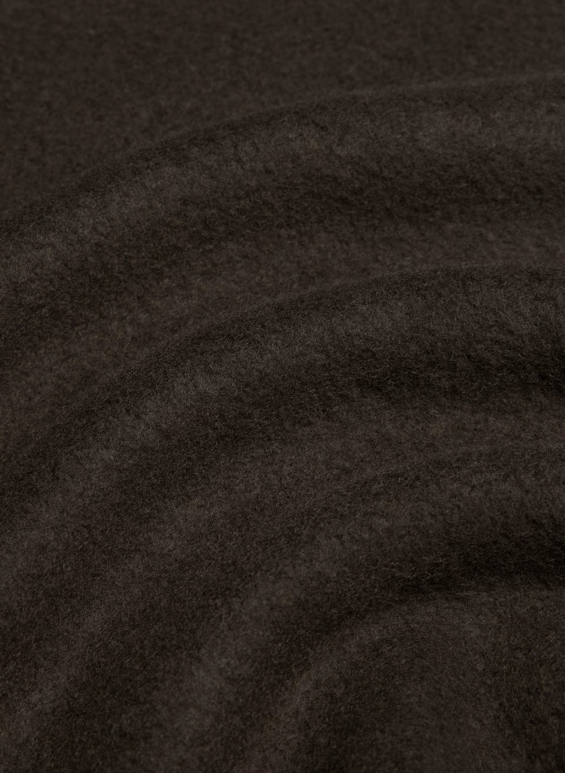 Cozy Sweatfleece Boyfriend Crew Sweatshirt - CACAO NIB BROWN