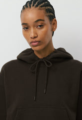 Cozy Sweatfleece Boyfriend Boxy Hoodie - CACAO NIB BROWN