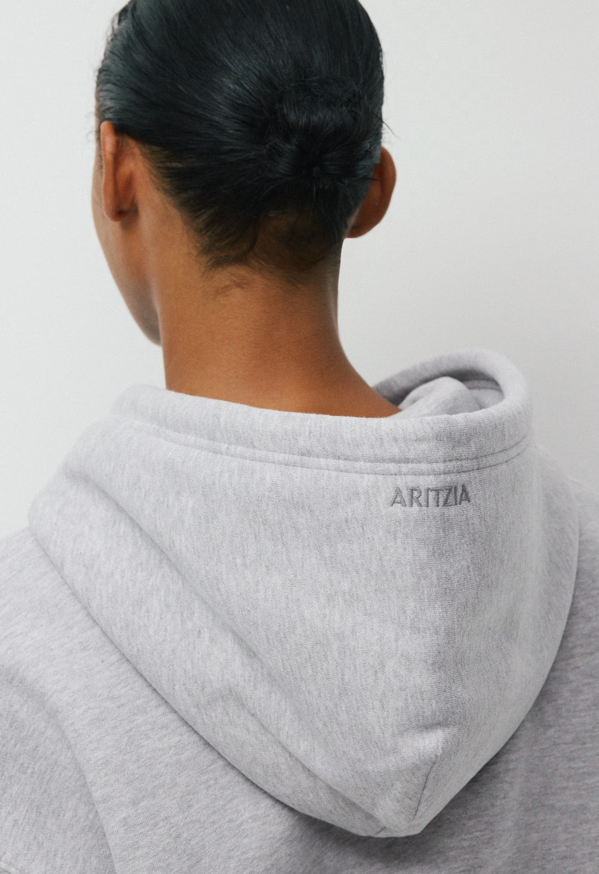 Cozy Sweatfleece Boyfriend Boxy Hoodie - HEATHER CHROME