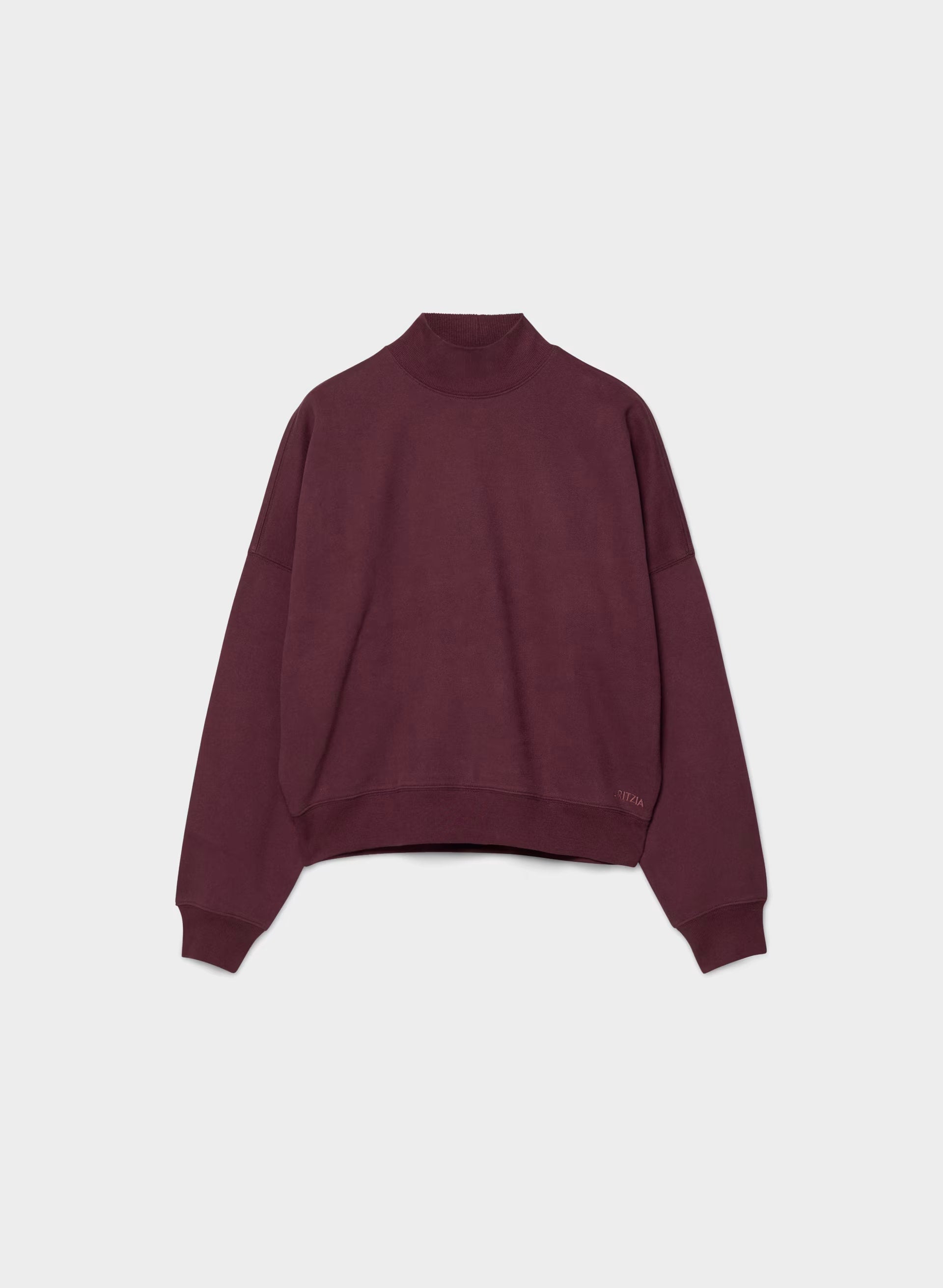 Cozy Sweatfleece Mega Mockneck - GALA PLUM