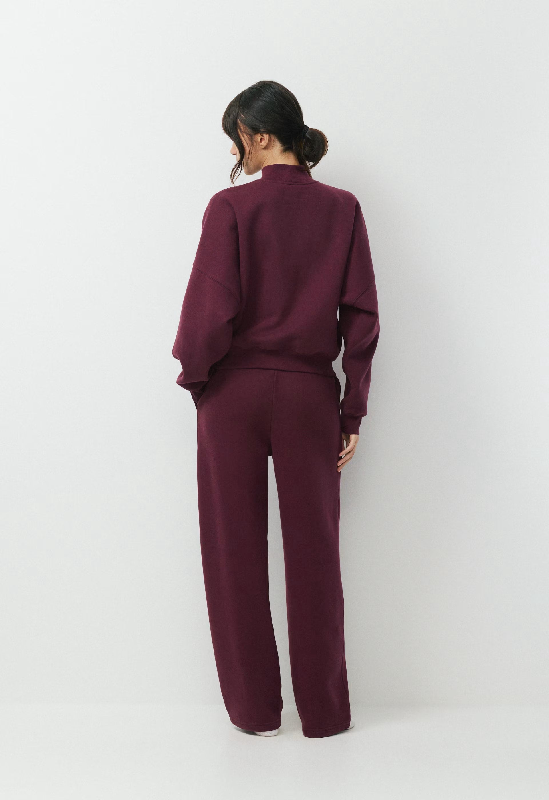 Cozy Sweatfleece Mega Mockneck - GALA PLUM