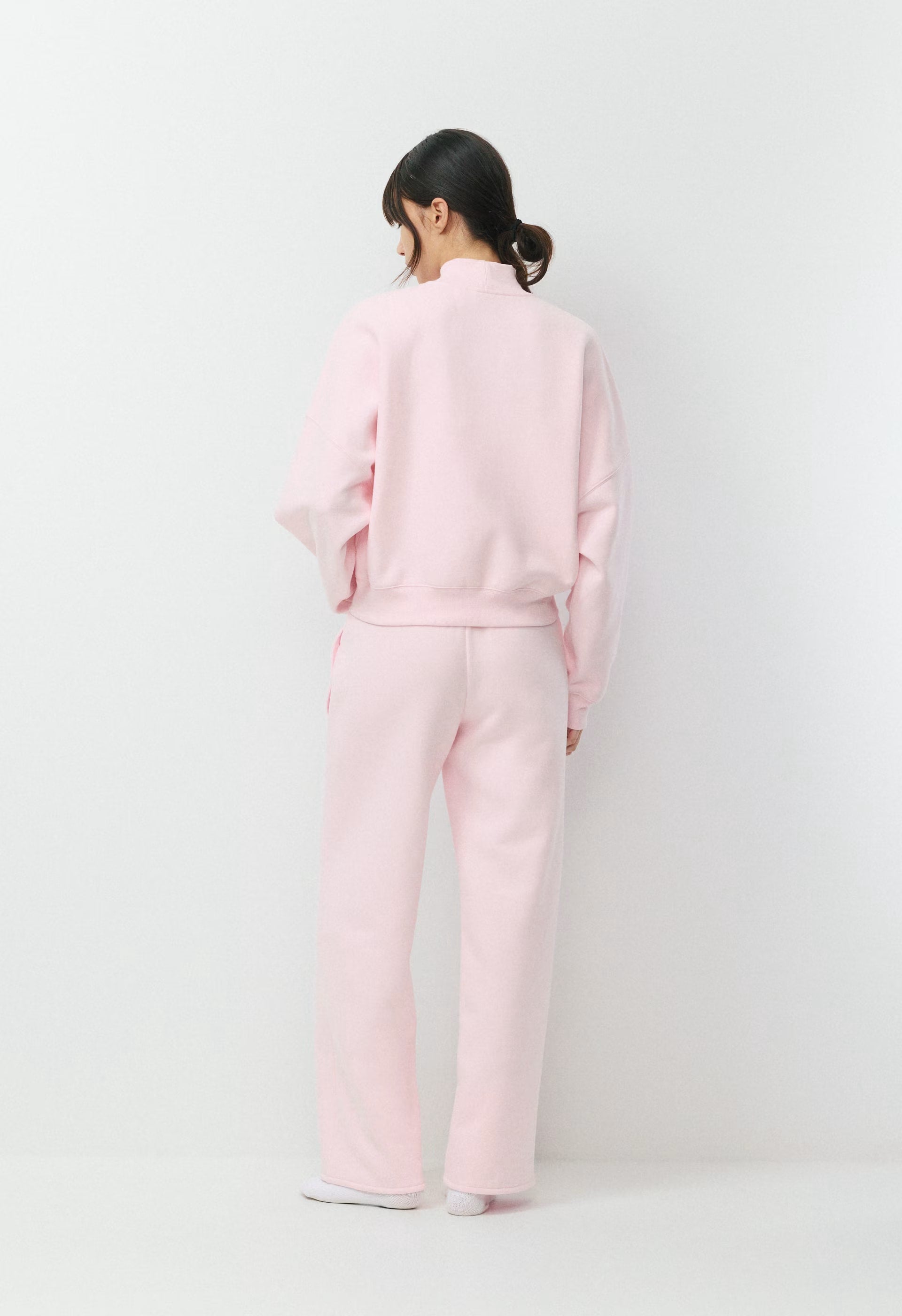 Cozy Sweatfleece Mega Mockneck - MAGNOLIA