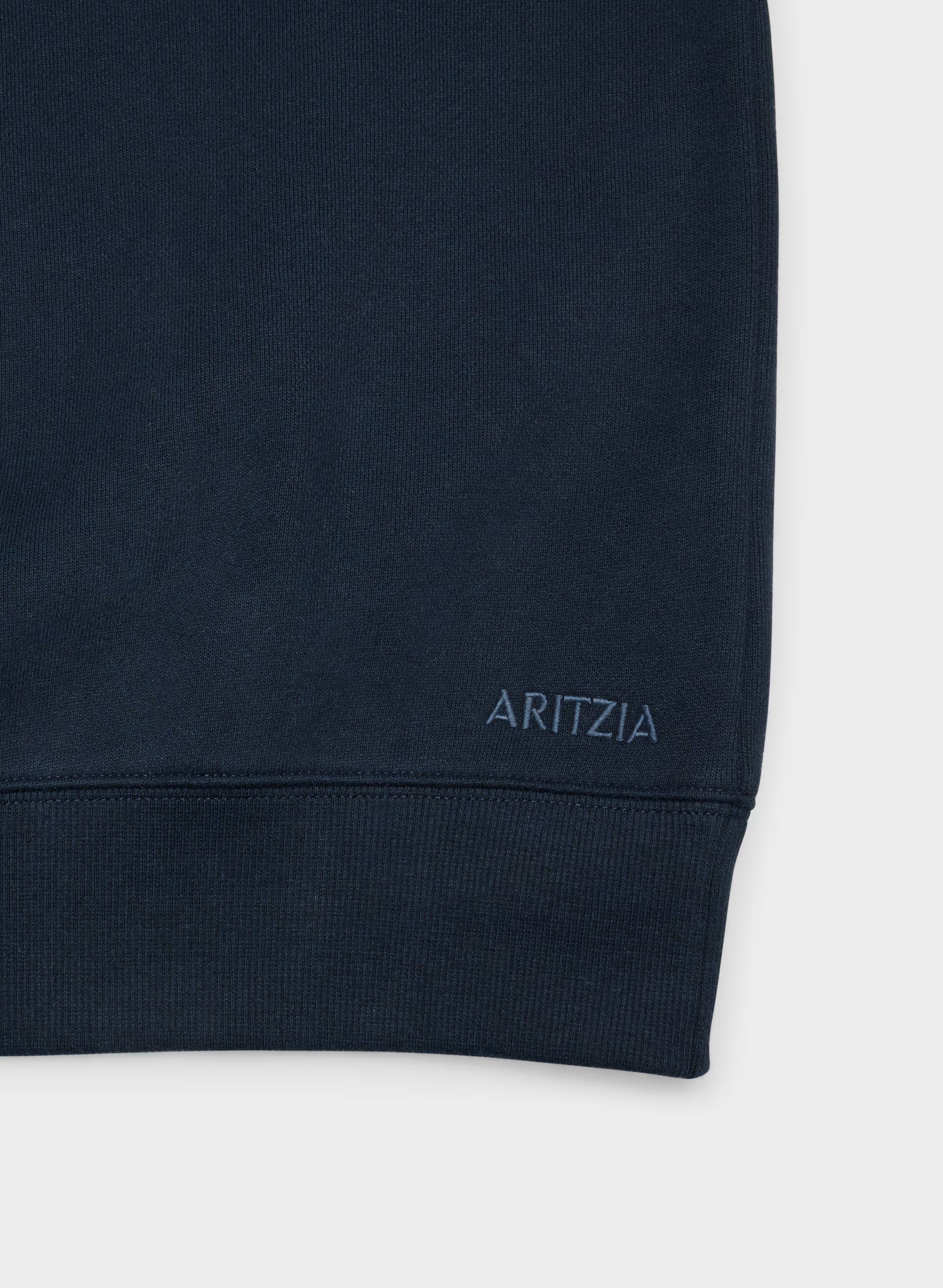 Cozy Sweatfleece Mega V-Neck Sweatshirt - ADMIRAL NAVY