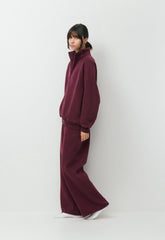 Cozy Sweatfleece Mega Raglan™ Zip-Up - GALA PLUM