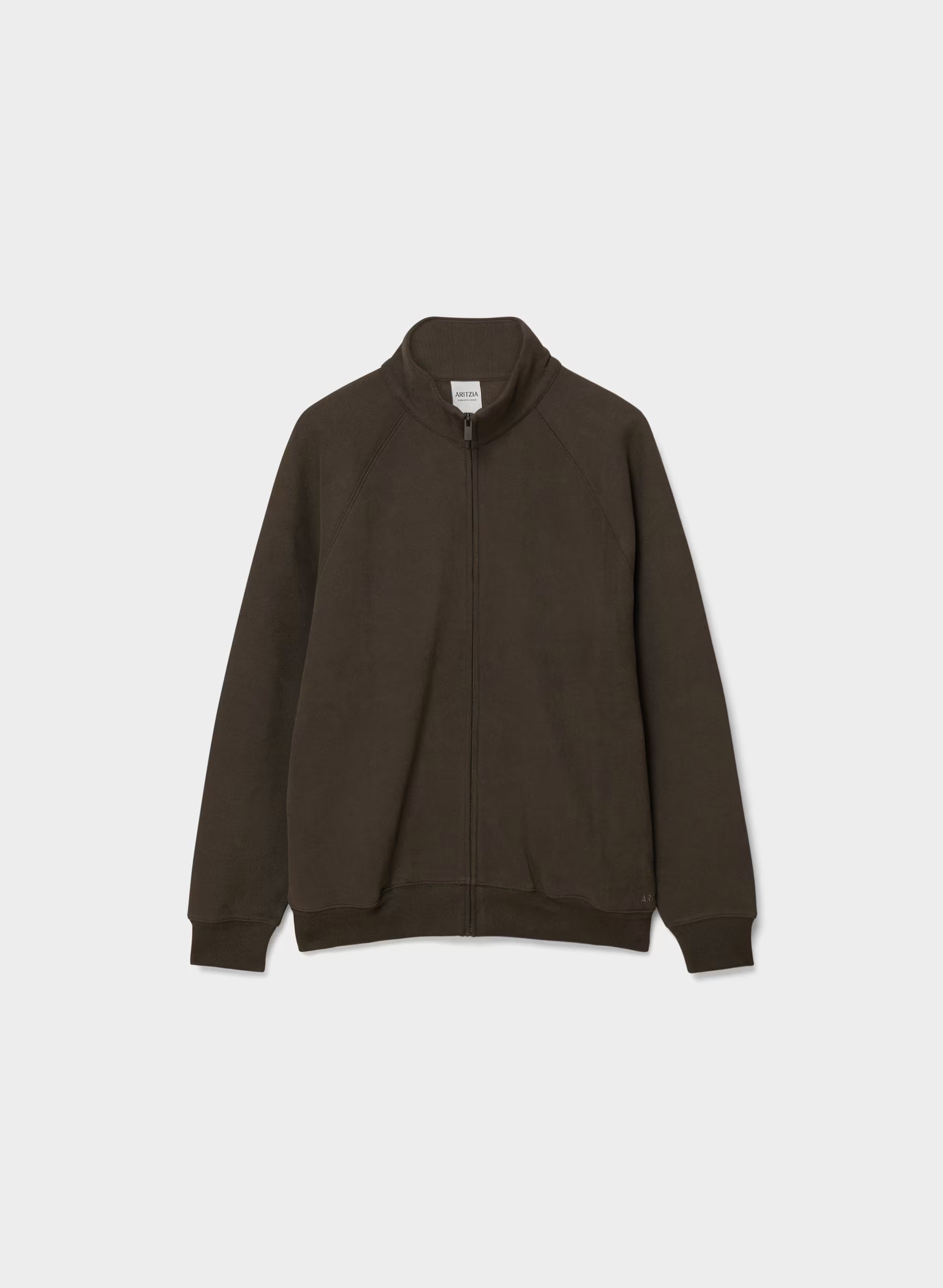 Cozy Sweatfleece Mega Raglan™ Zip-Up - CACAO NIB BROWN
