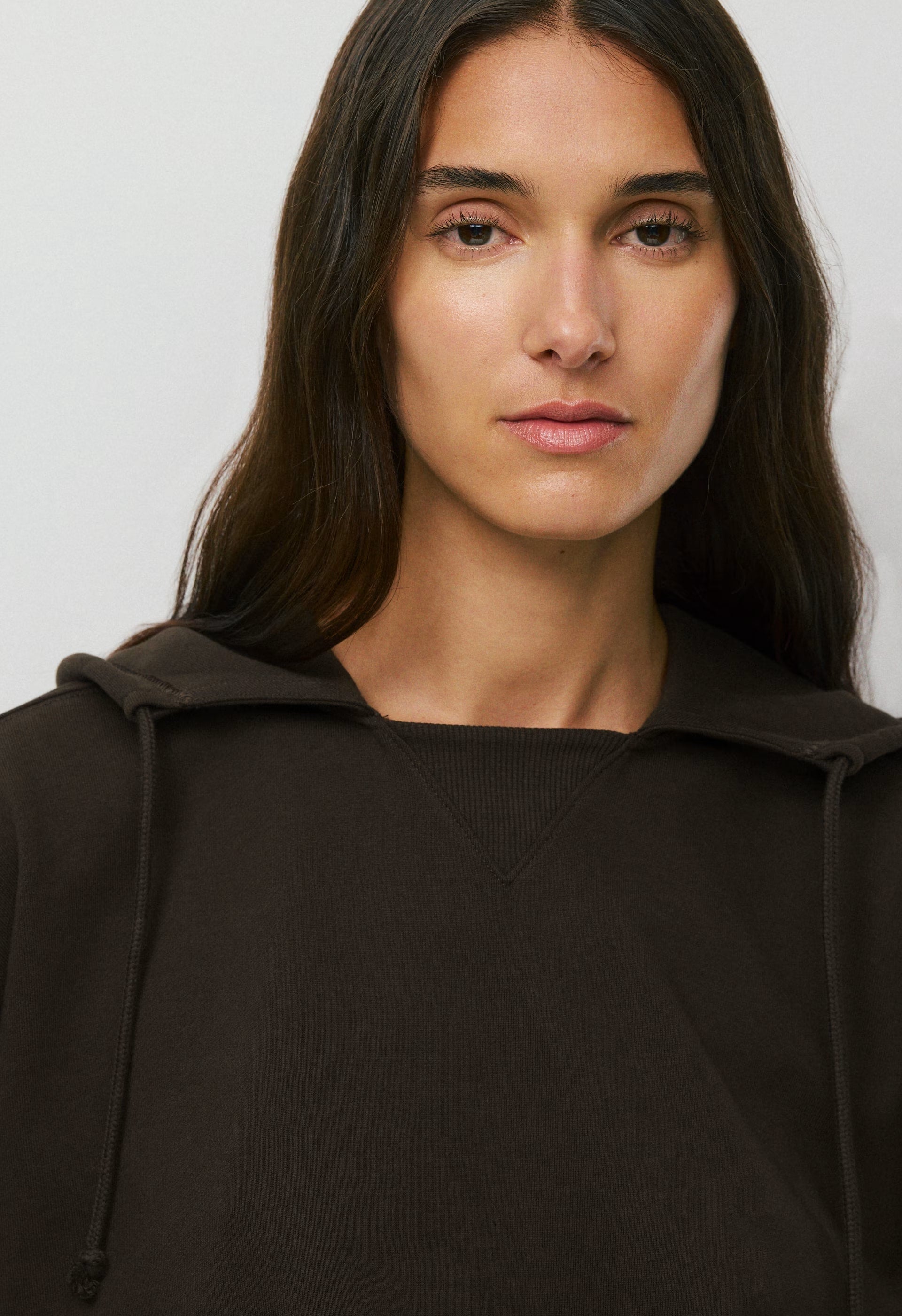 Terry Sweatfleece Mega Dock Hoodie - CACAO NIB BROWN