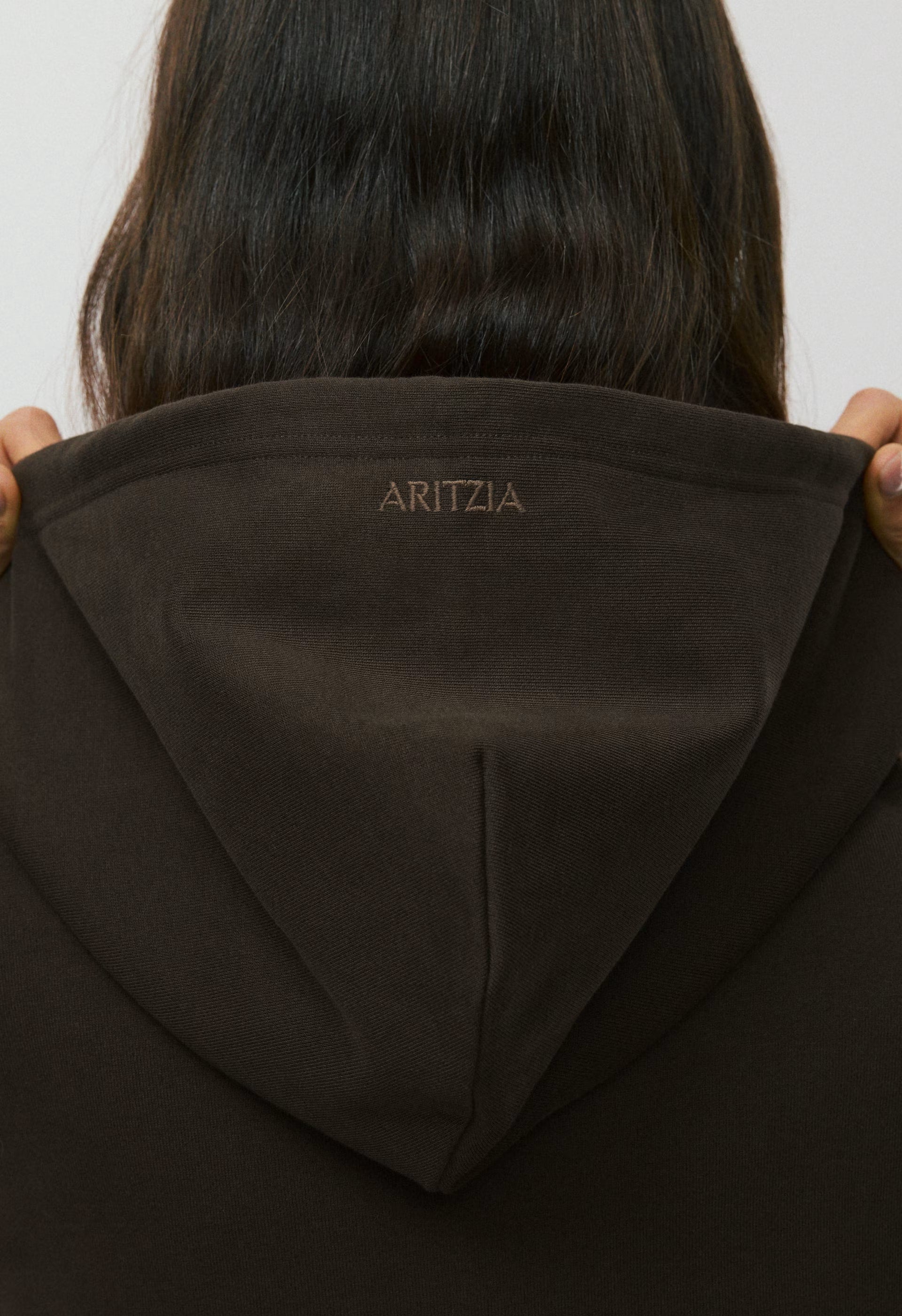 Terry Sweatfleece Mega Dock Hoodie - CACAO NIB BROWN