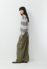 Outpost Sweater - HTHR CHRM/ HTHR DK GRY