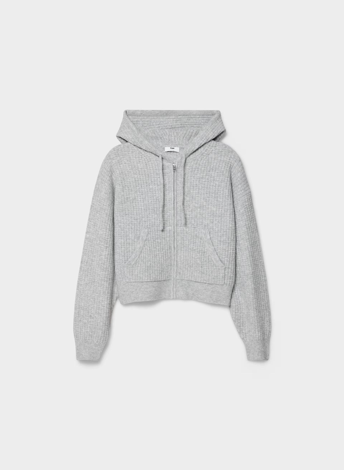Peyton Zip Hoodie - HEATHER CHROME