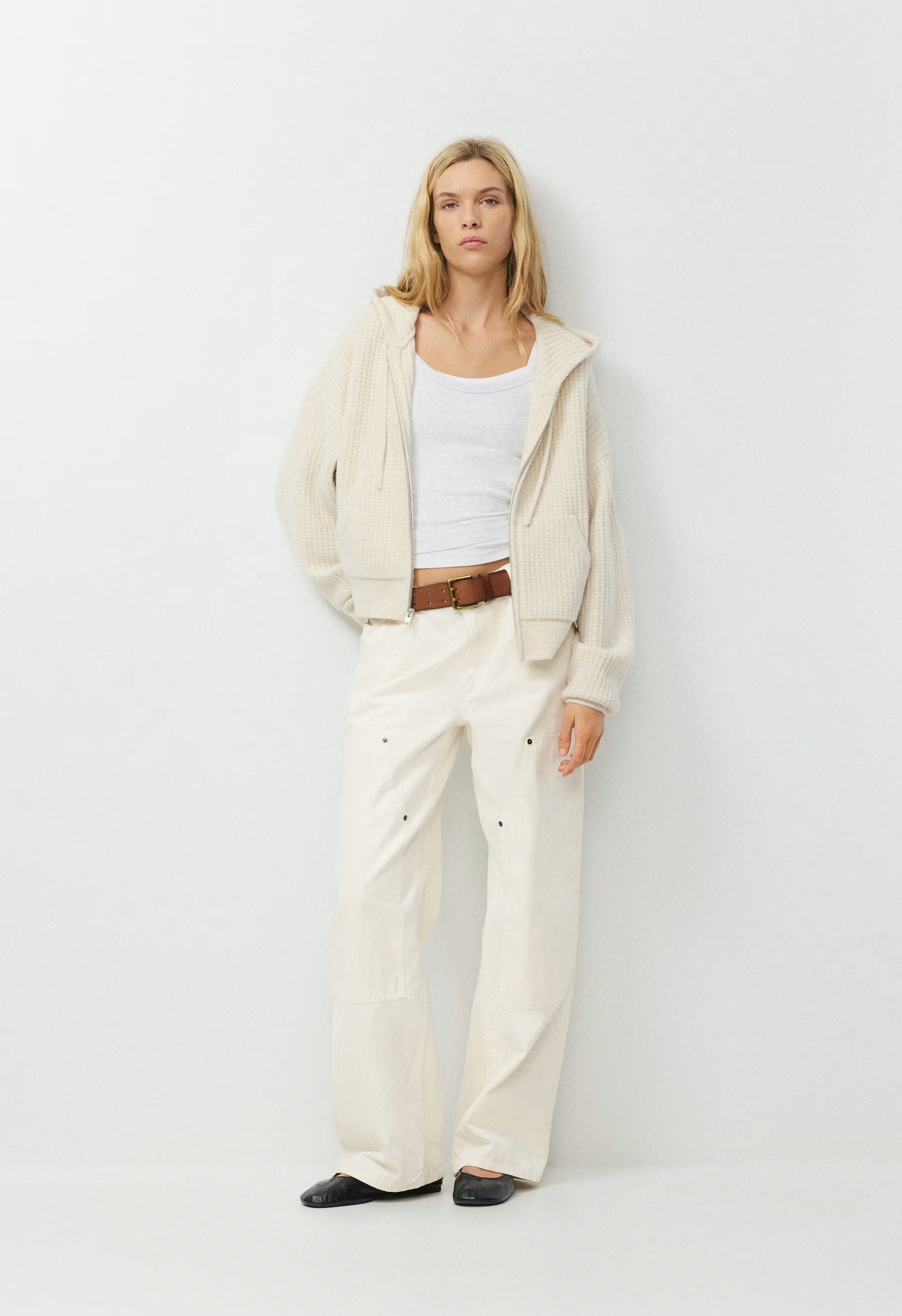 Peyton Zip Hoodie - HEATHER CHROME