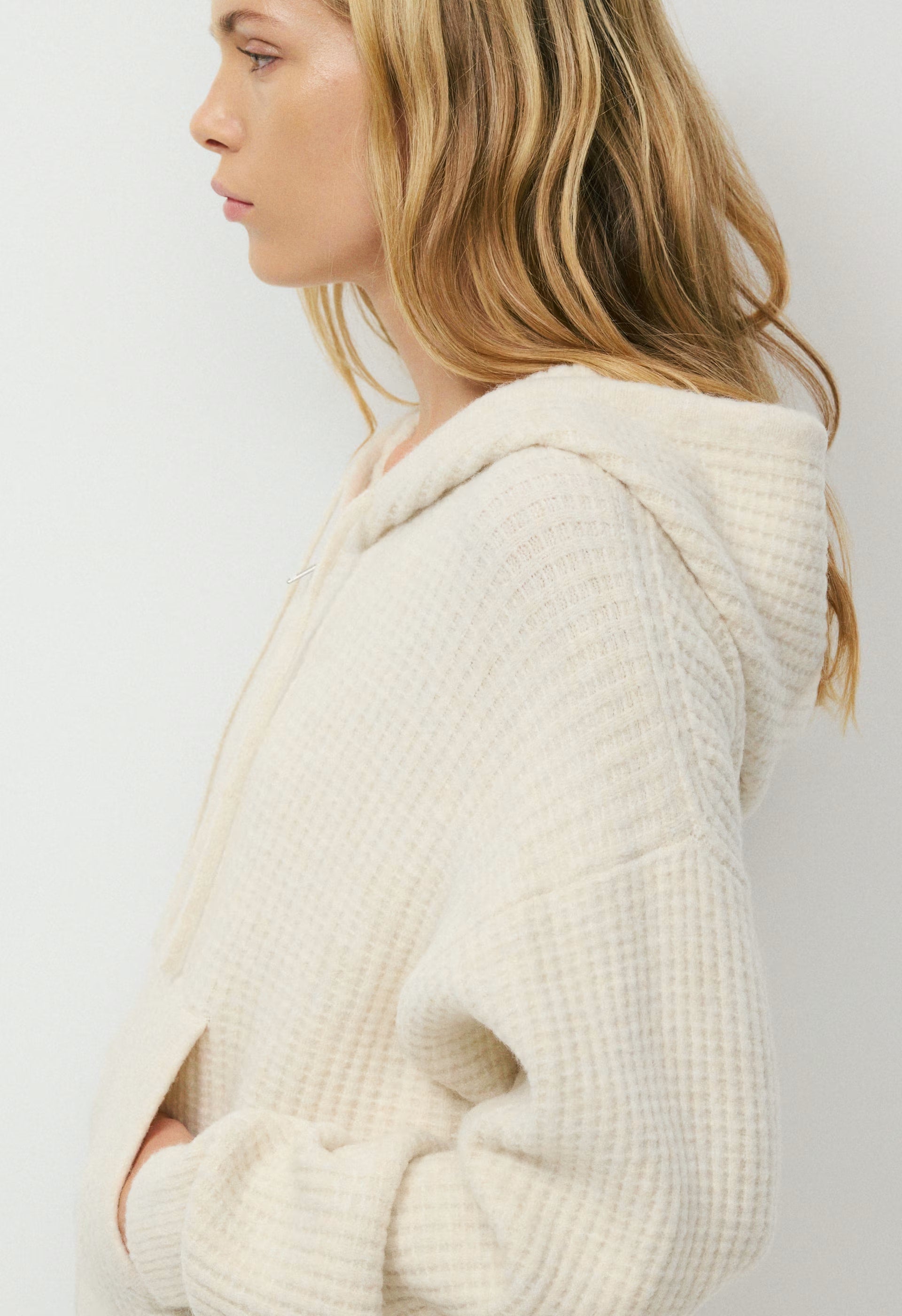 Peyton Zip Hoodie - HEATHER BIRCH
