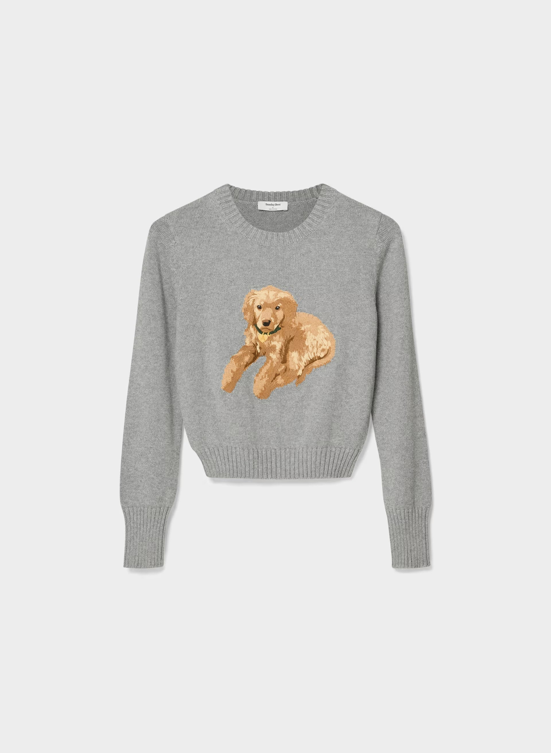 Cotton Charm™ Teatime Icon Sweater - HTHR DRK GREY/ZADIE