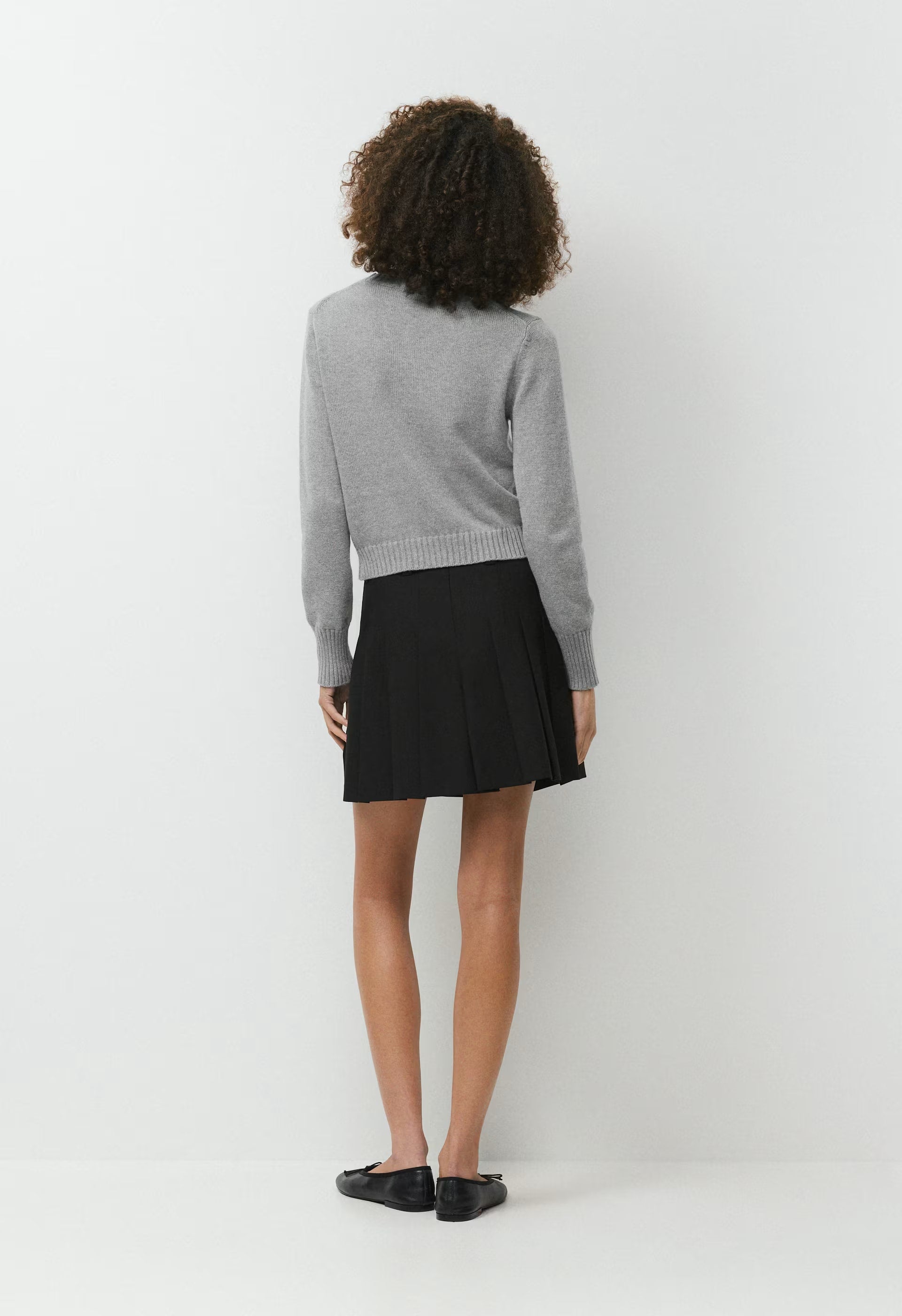 Cotton Charm™ Teatime Icon Sweater - HTHR DRK GREY/ZADIE