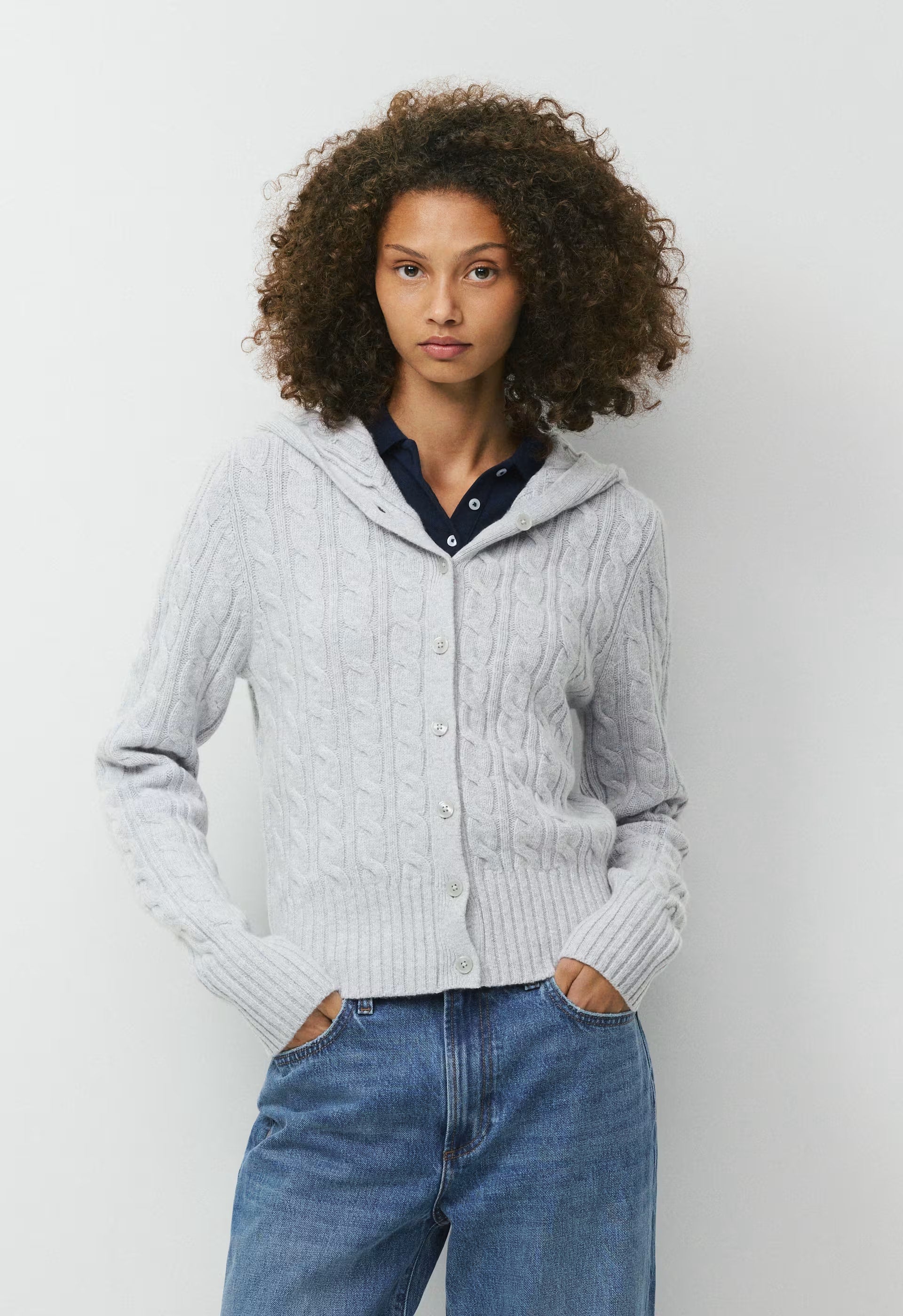 Fawn Hoodie - HEATHER CHROME