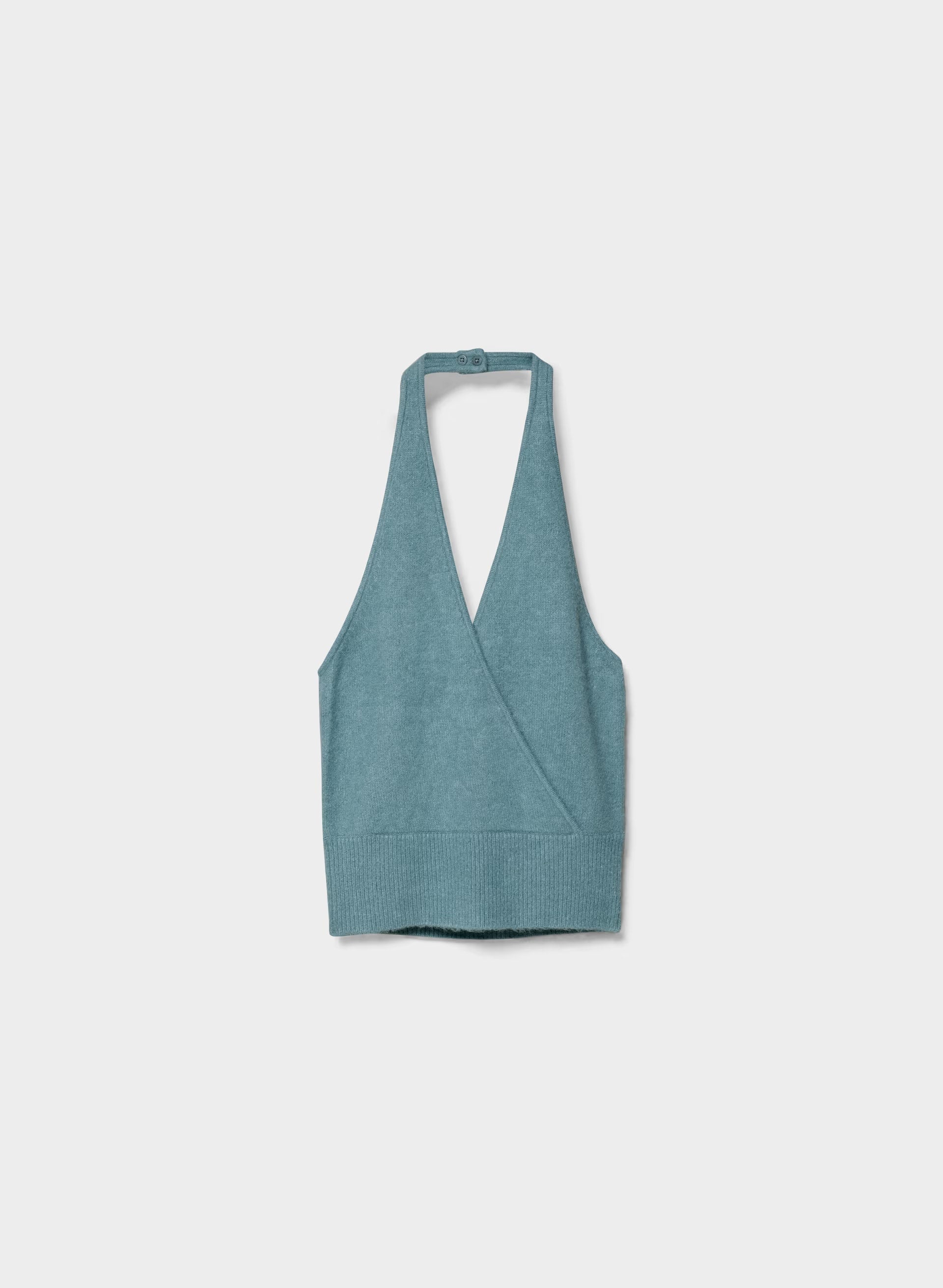 SoftSpoke™ Gaze Halter Top - BLUE MIRAGE