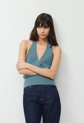 SoftSpoke™ Gaze Halter Top - BLUE MIRAGE