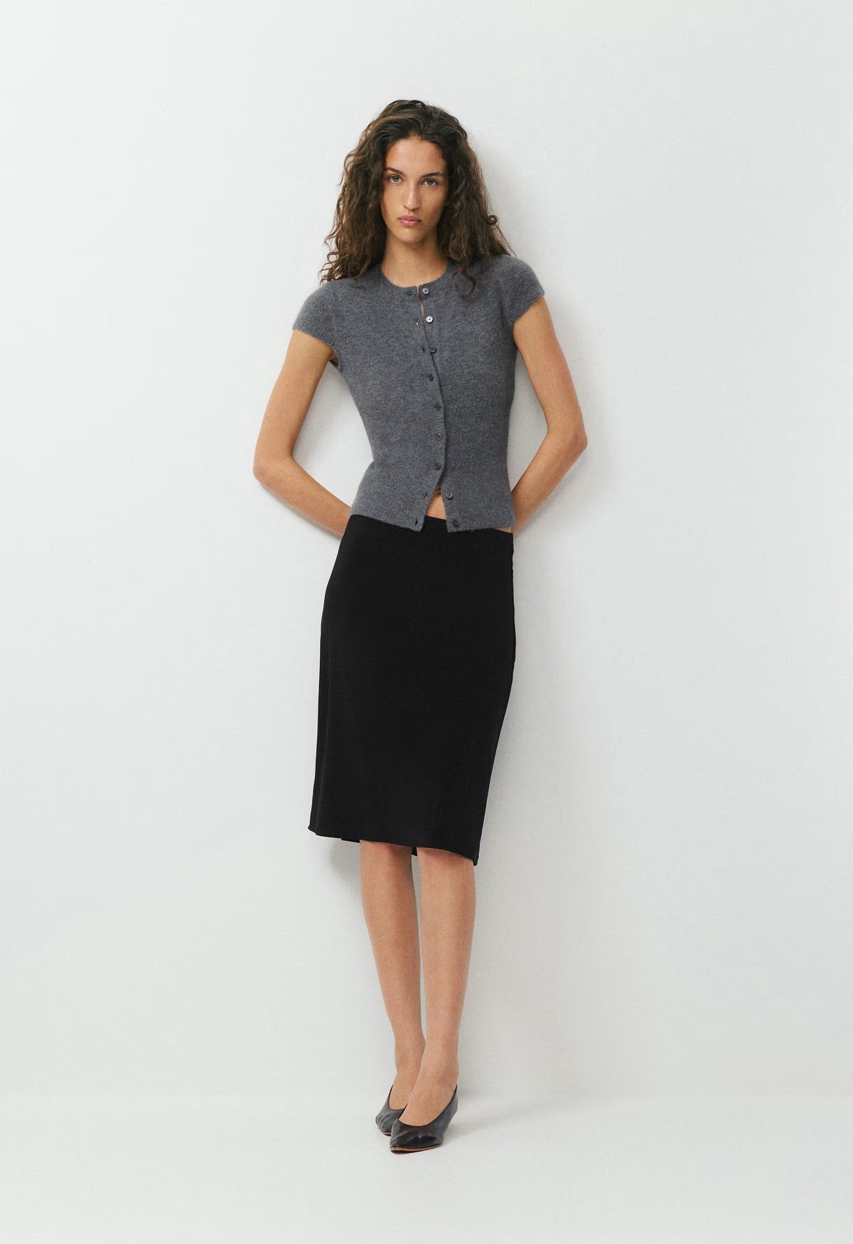 SoftSpoke™ Canter Cardigan - HEATHER DARK GREY