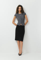 SoftSpoke™ Canter Cardigan - HEATHER DARK GREY