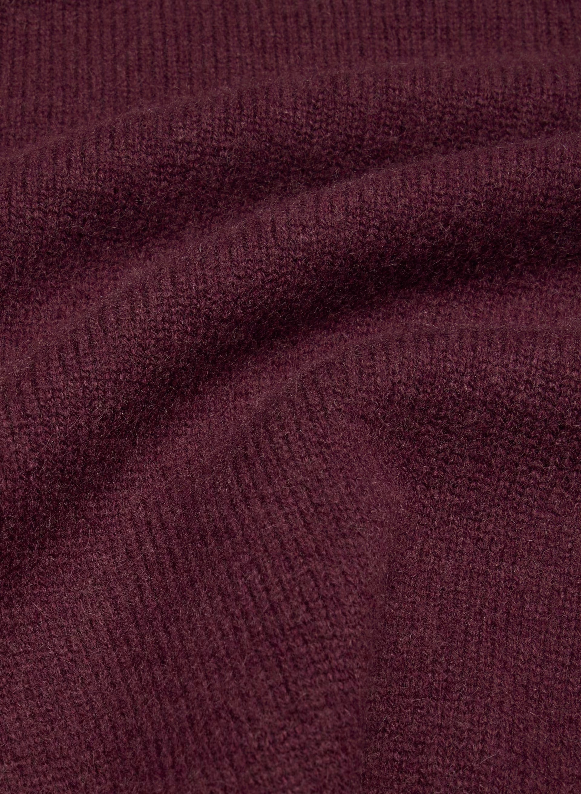 Essential Wool Cashmere Depth Sweater - GALA PLUM