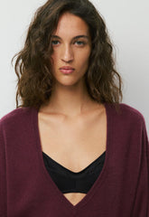 Essential Wool Cashmere Depth Sweater - GALA PLUM
