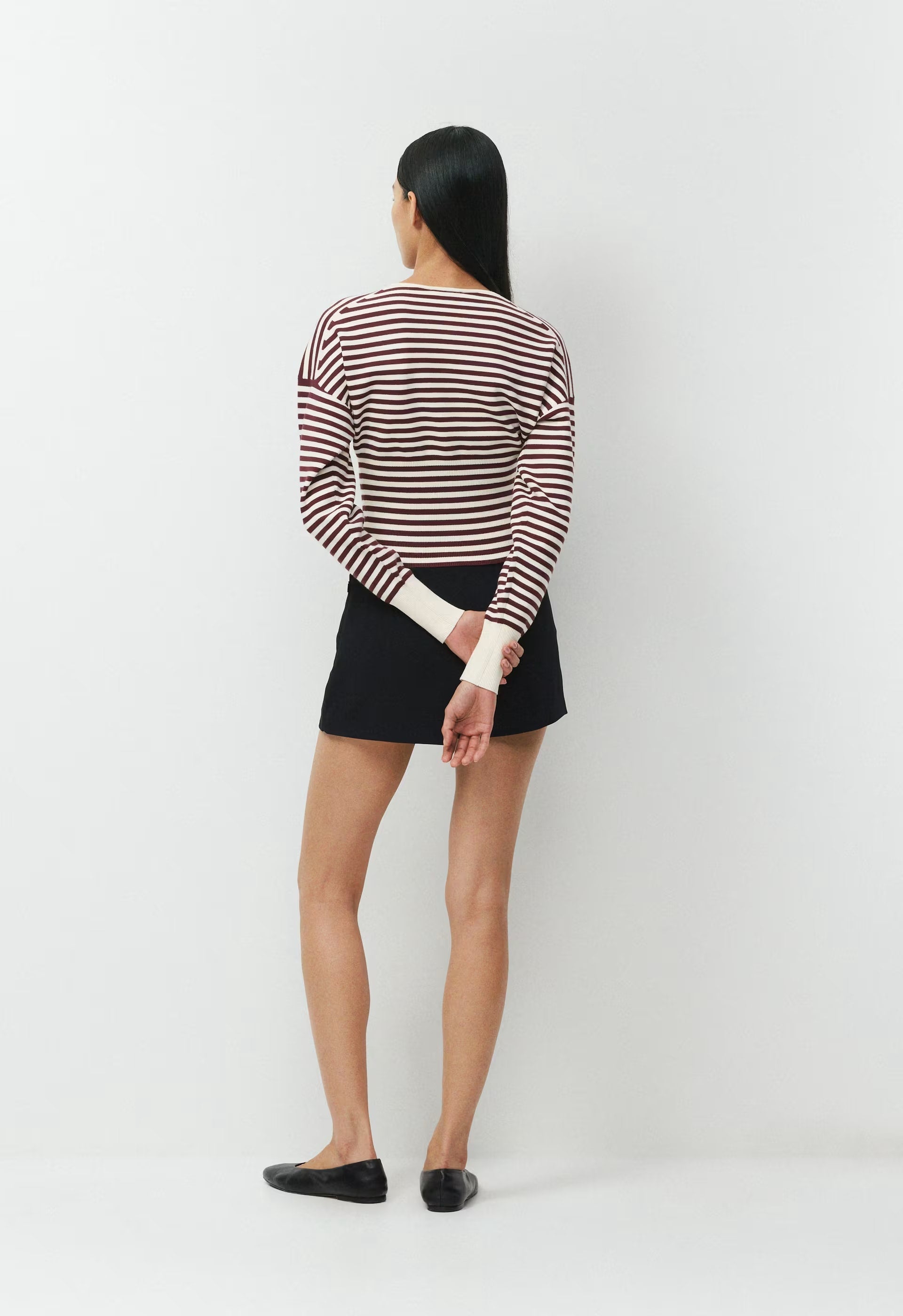 Golightly Cardigan - Wonder Yarn - LT BIRCH/GALA PLUM