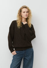 Peggy Sweater - CACAO NIB BROWN